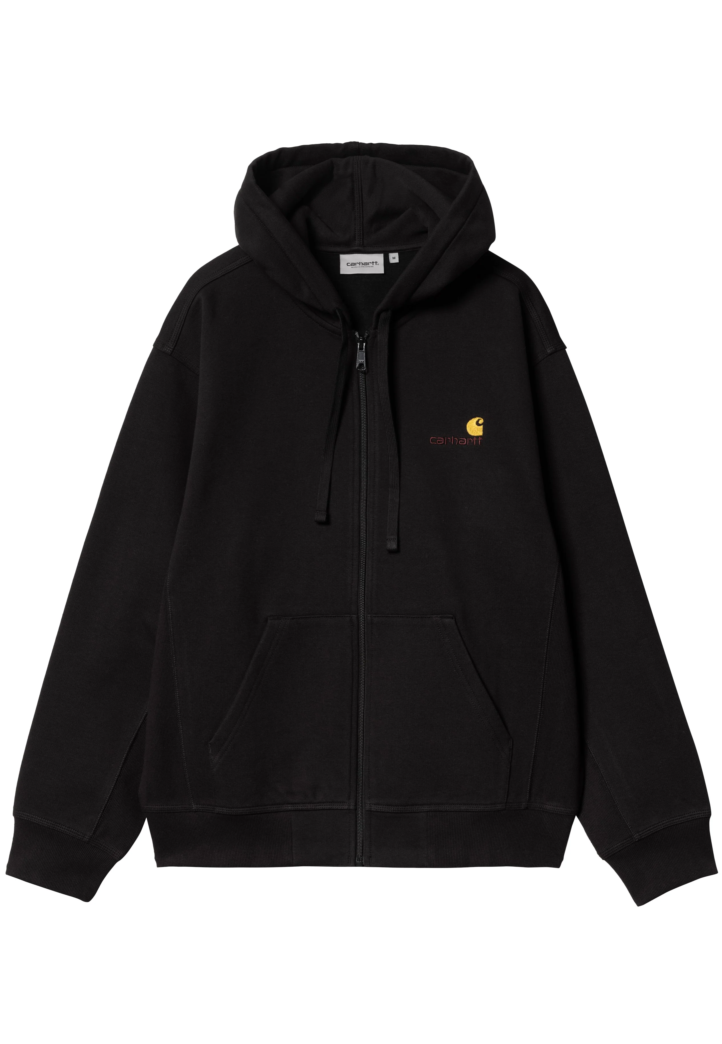 Hooded American Script Black - Zipper - Image 7