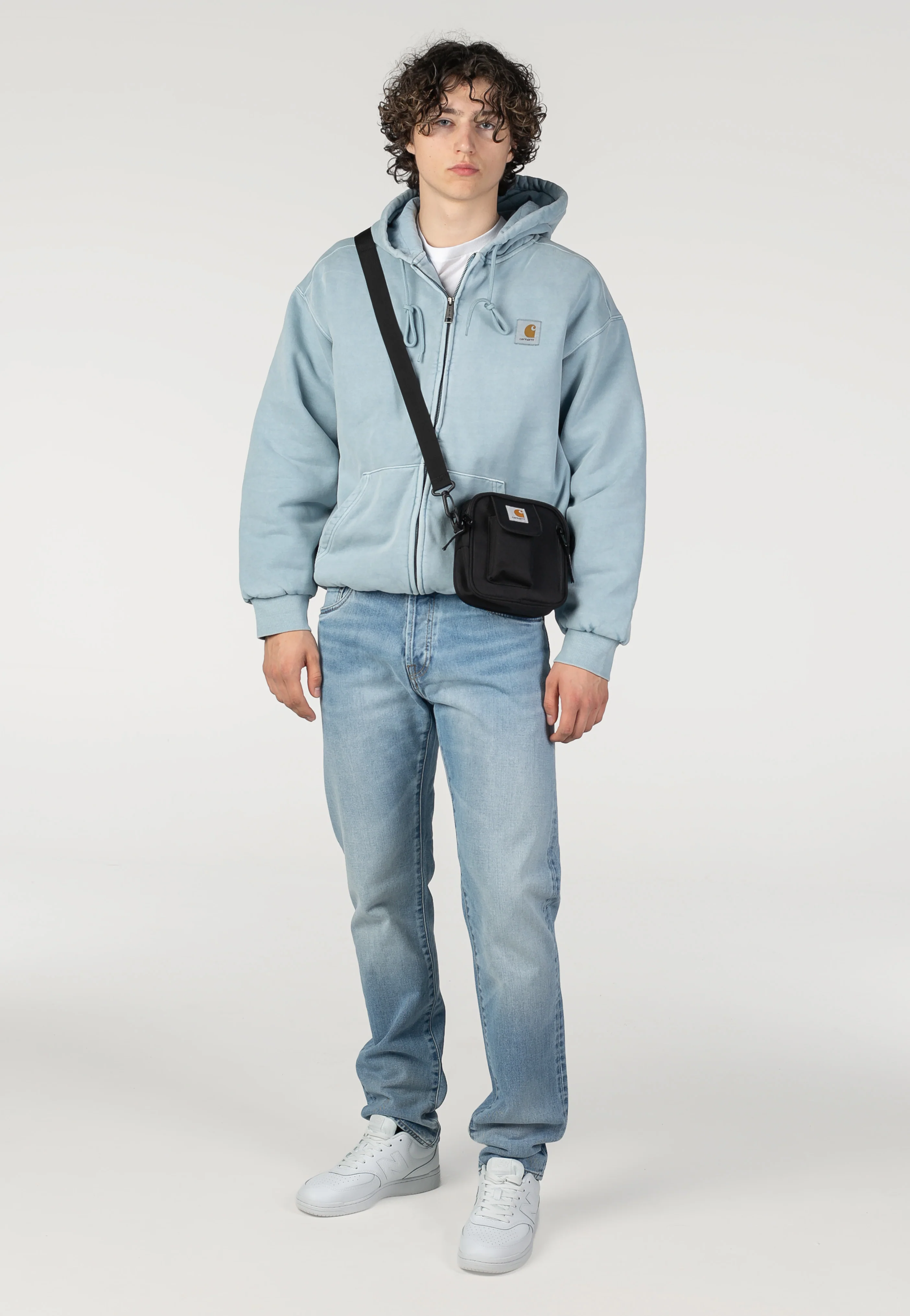 Hooded Vista Garment Dyed Dusty Ice - Jacket - Image 4