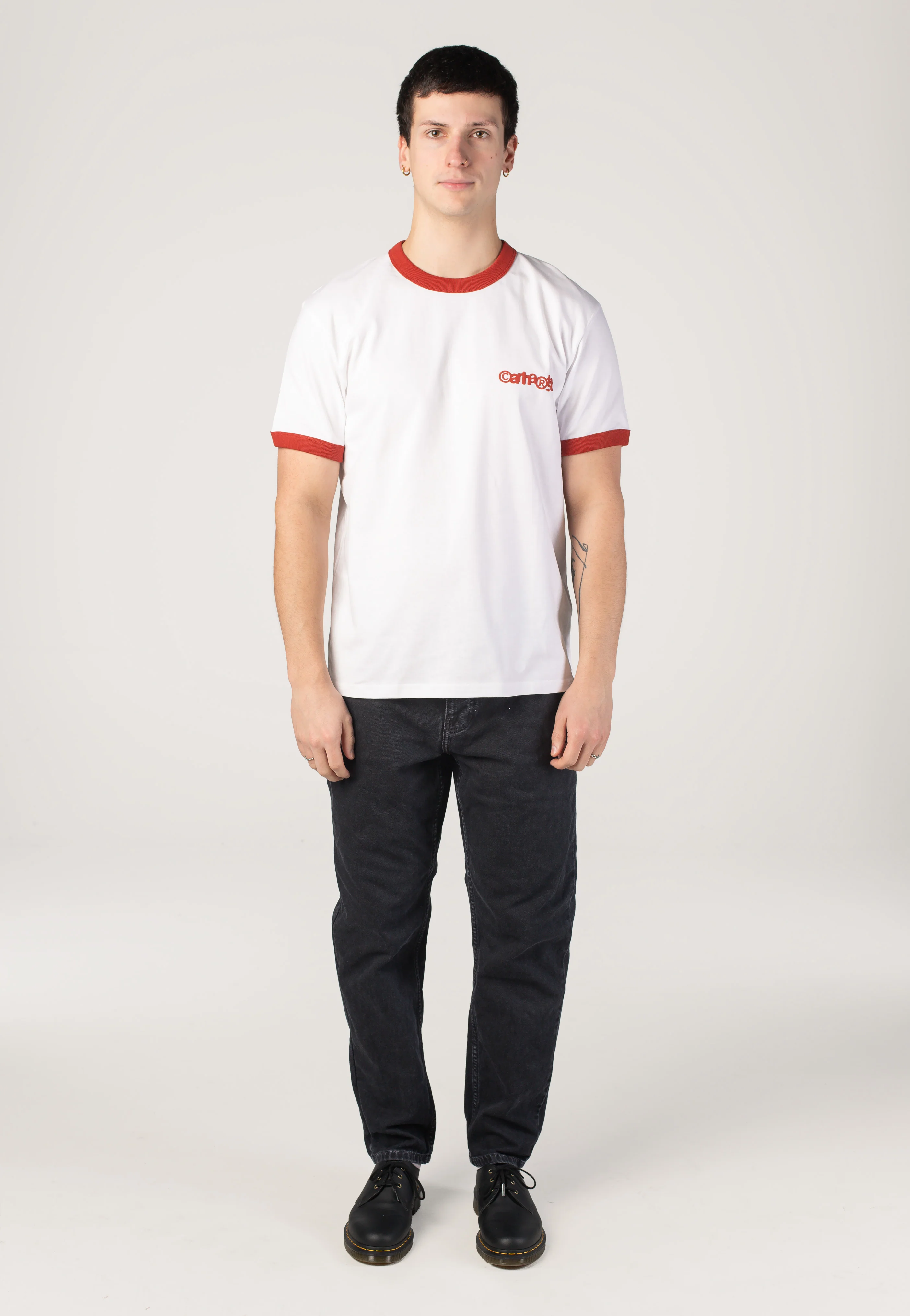 IP Ringer White/Red/Red - T-Shirt - Image 7
