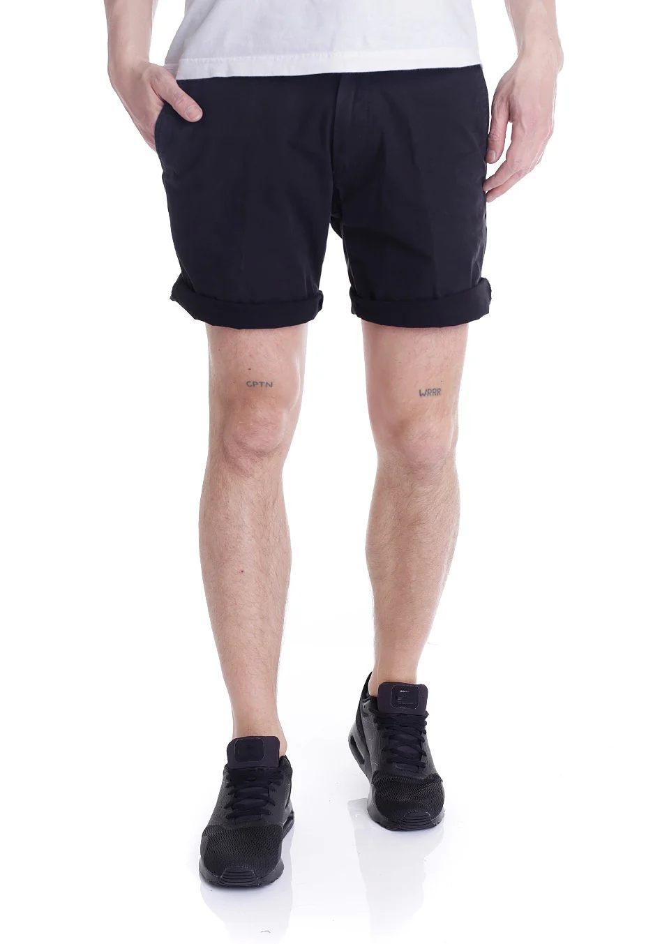 Johnson Midvale Twill Black Garment Dyed - Shorts - Image 4