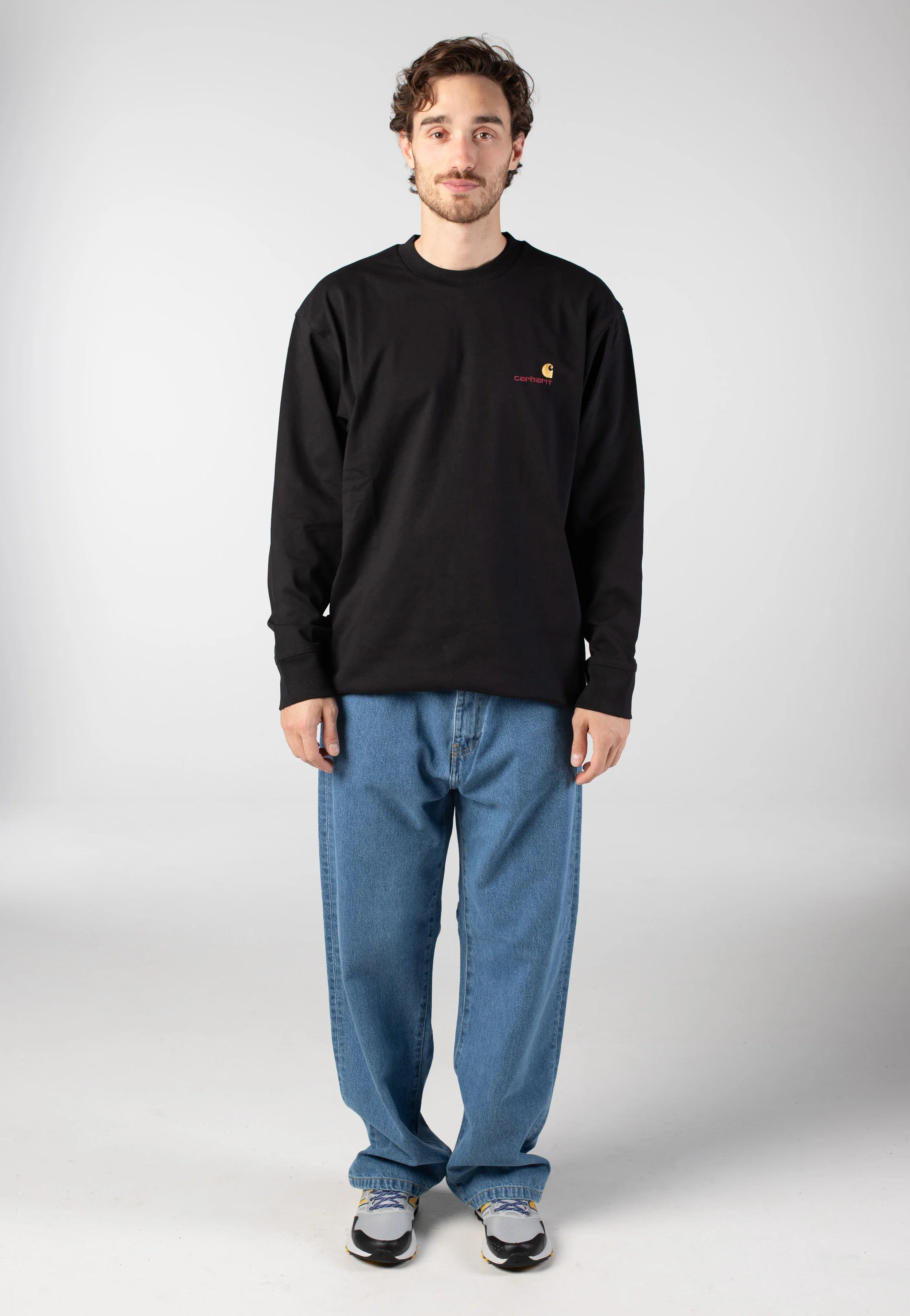 Landon Heavy Stone Wash Blue - Jeans