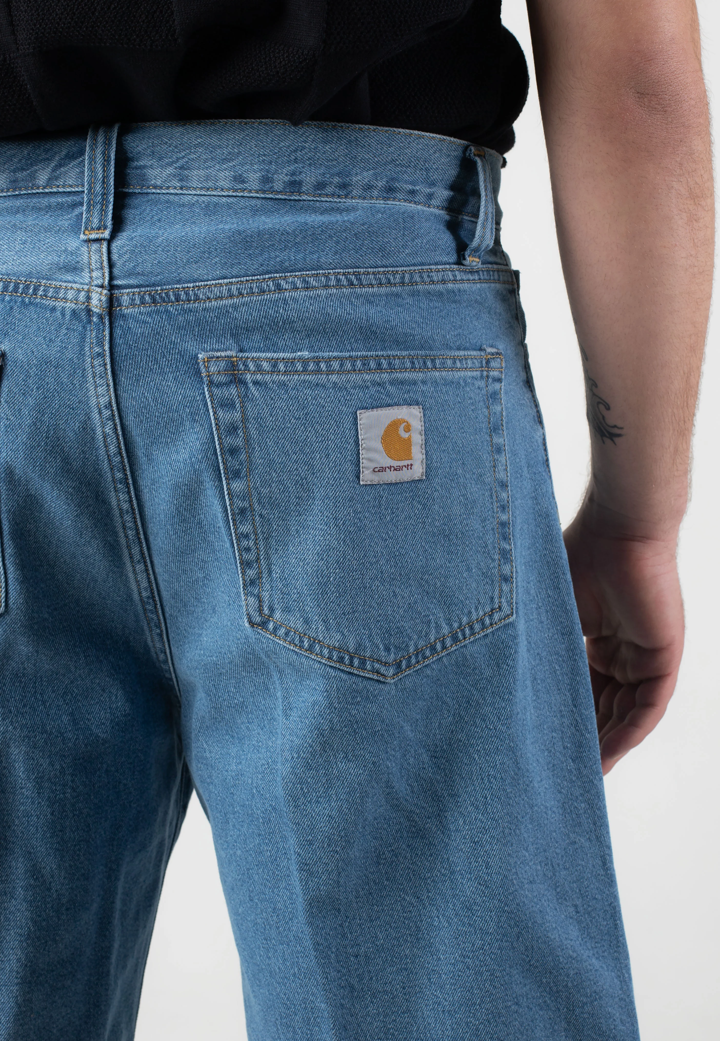 Landon Heavy Stone Wash Blue - Shorts - Image 4