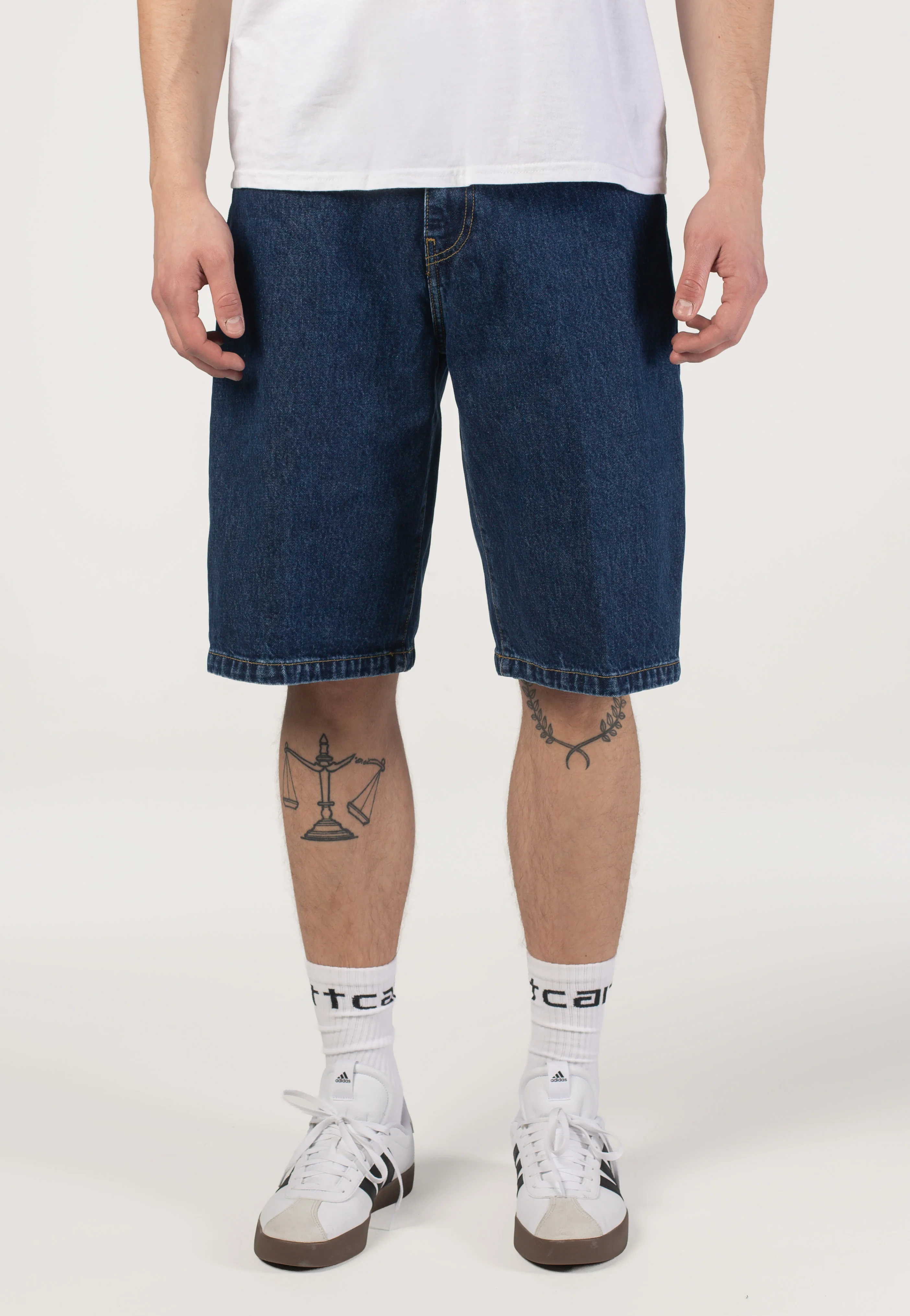 Langdon Stone Washed Blue - Shorts - Image 2