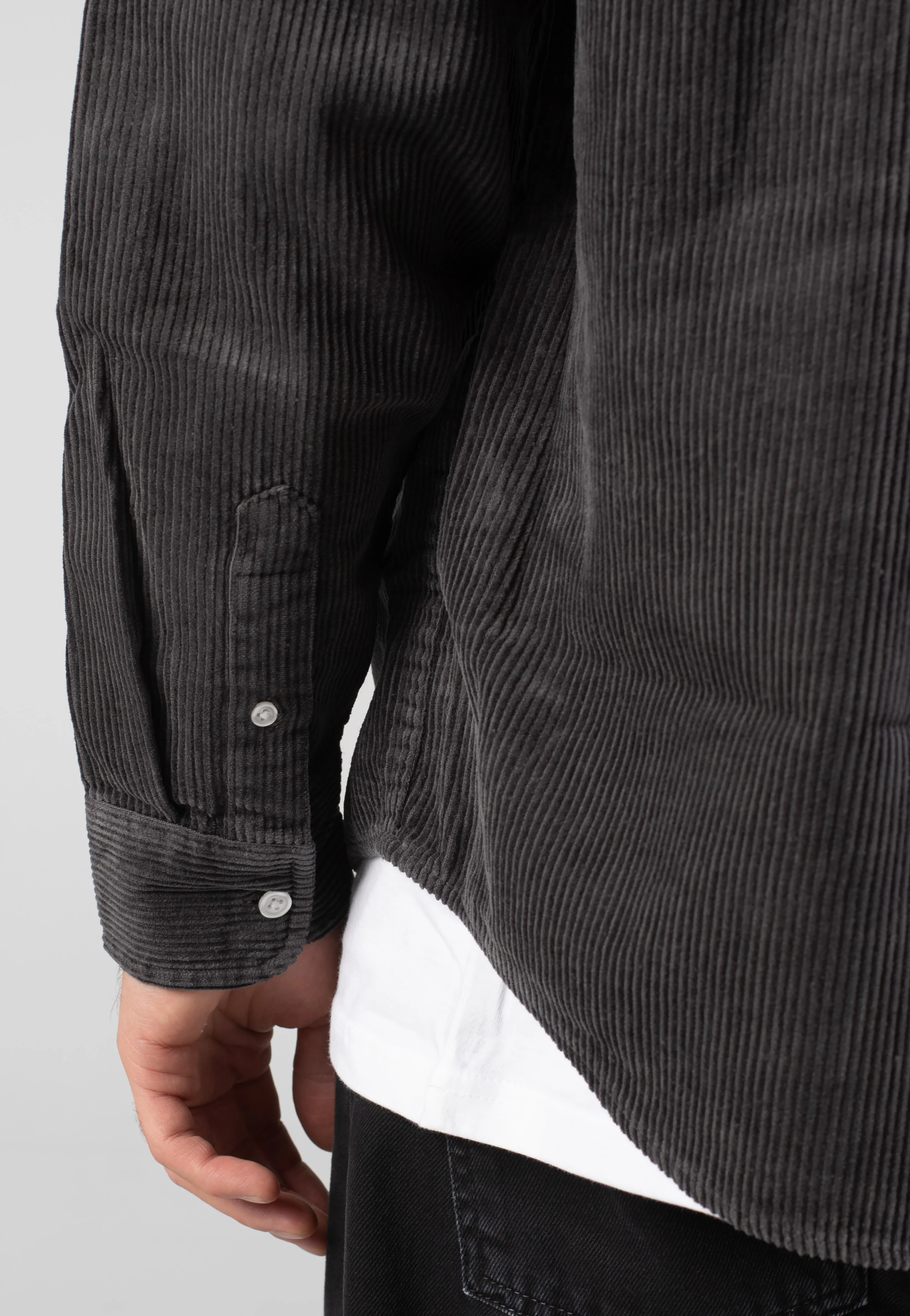 Madison Cord Graphite/Graphite - Shirt - Image 7