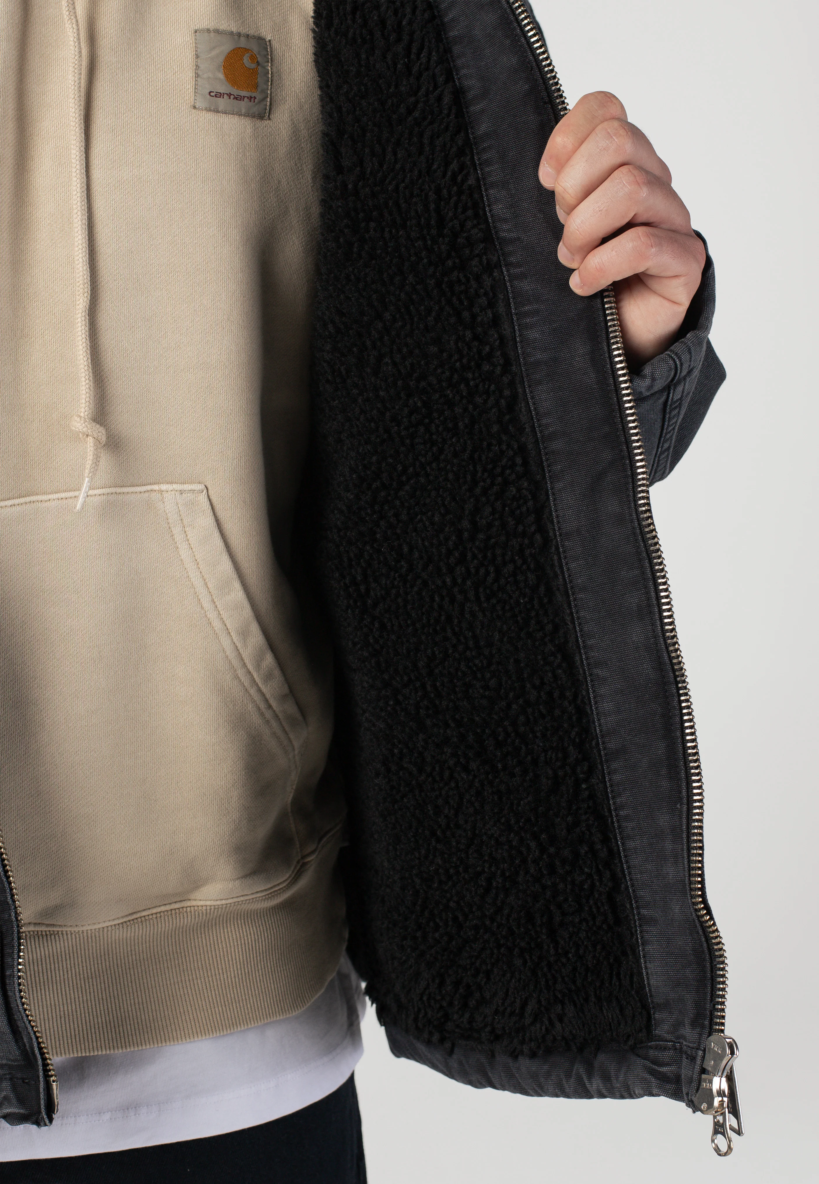Mitch Dusky Canvas Black - Jacket - Image 7