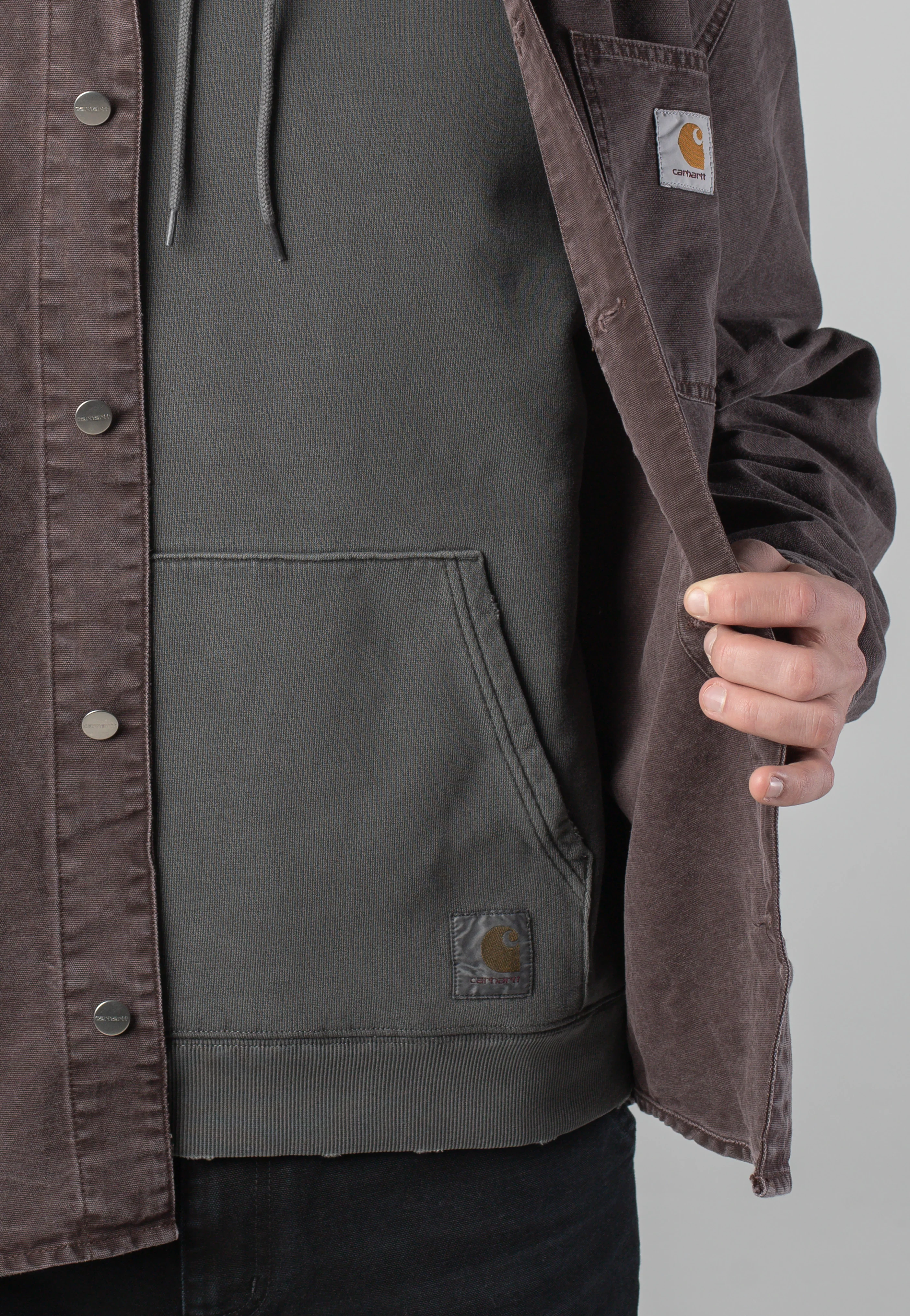 Mitch Dusky Canvas Palisander/Black - Jacket - Image 4
