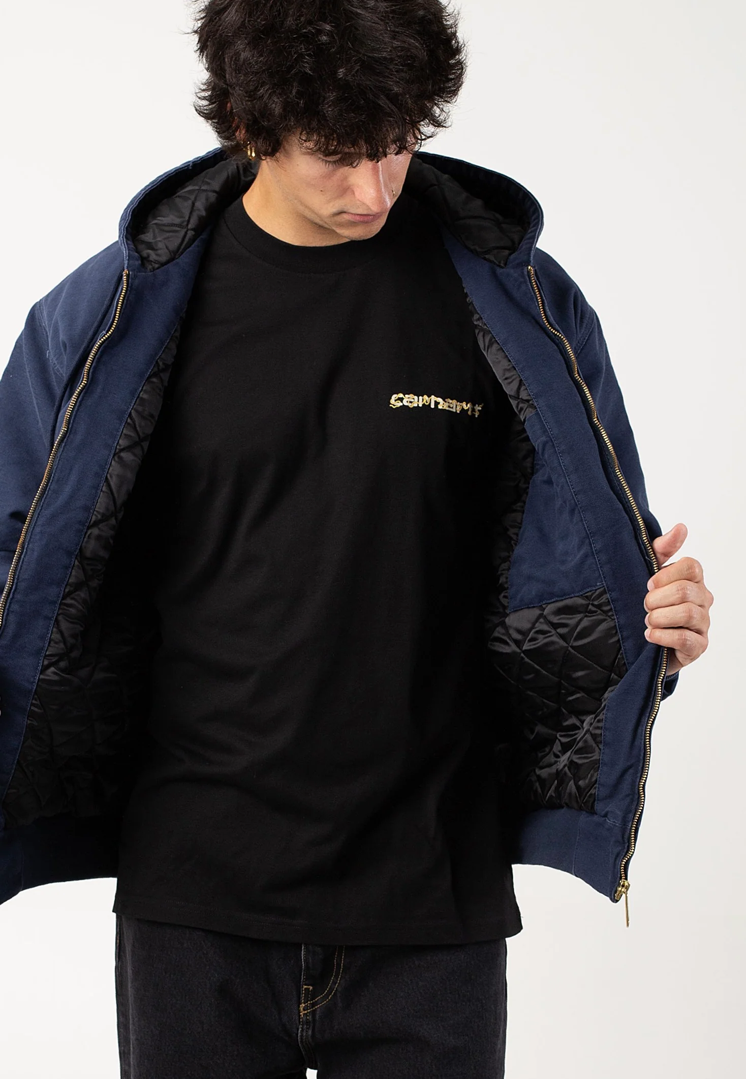 Og Active Aged Canvas Air Force Blue - Jacket - Image 6