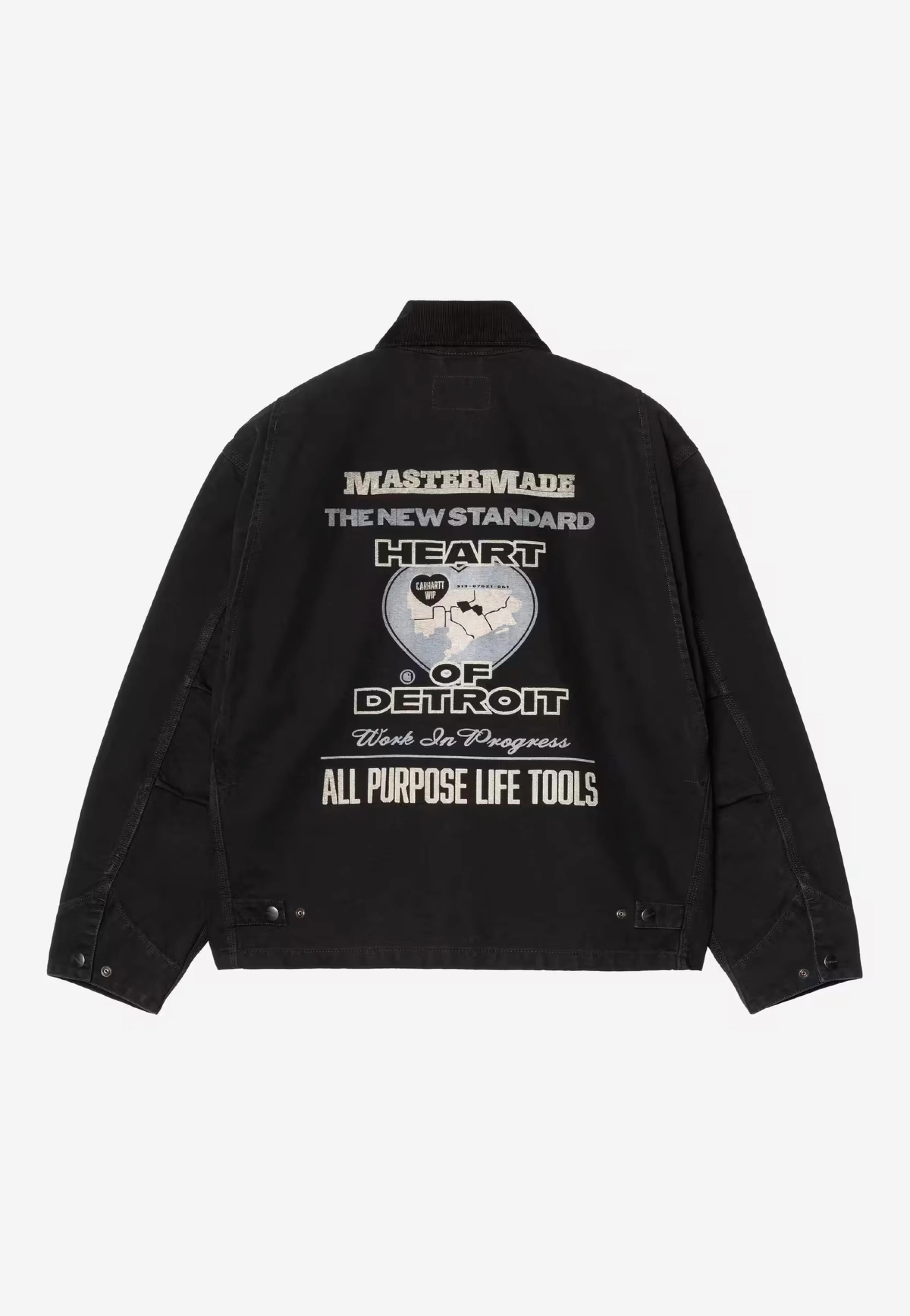 OG Arcan Graphic Canvas Black/Black Heavy Stone Wash - Jacket - Image 8