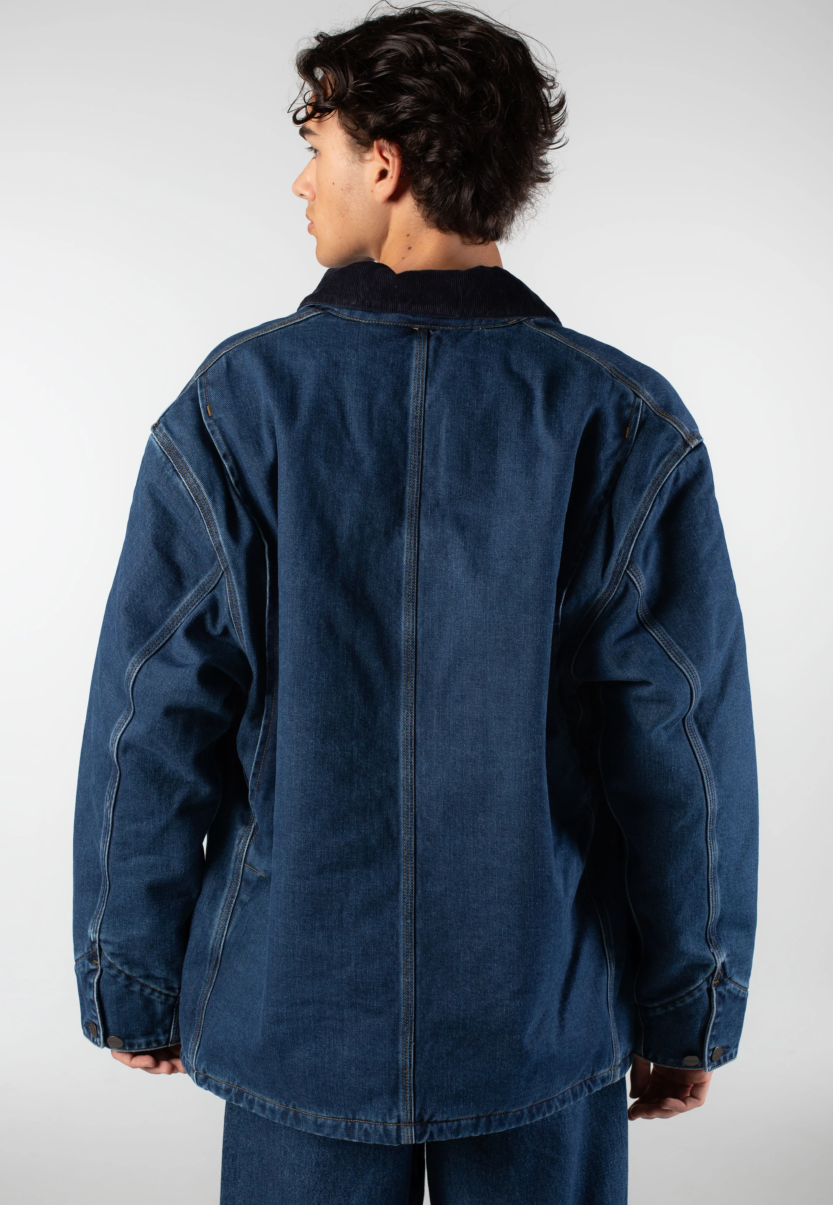 OG Chore Stone Washed Blue/Dark Navy - Jacket - Image 4