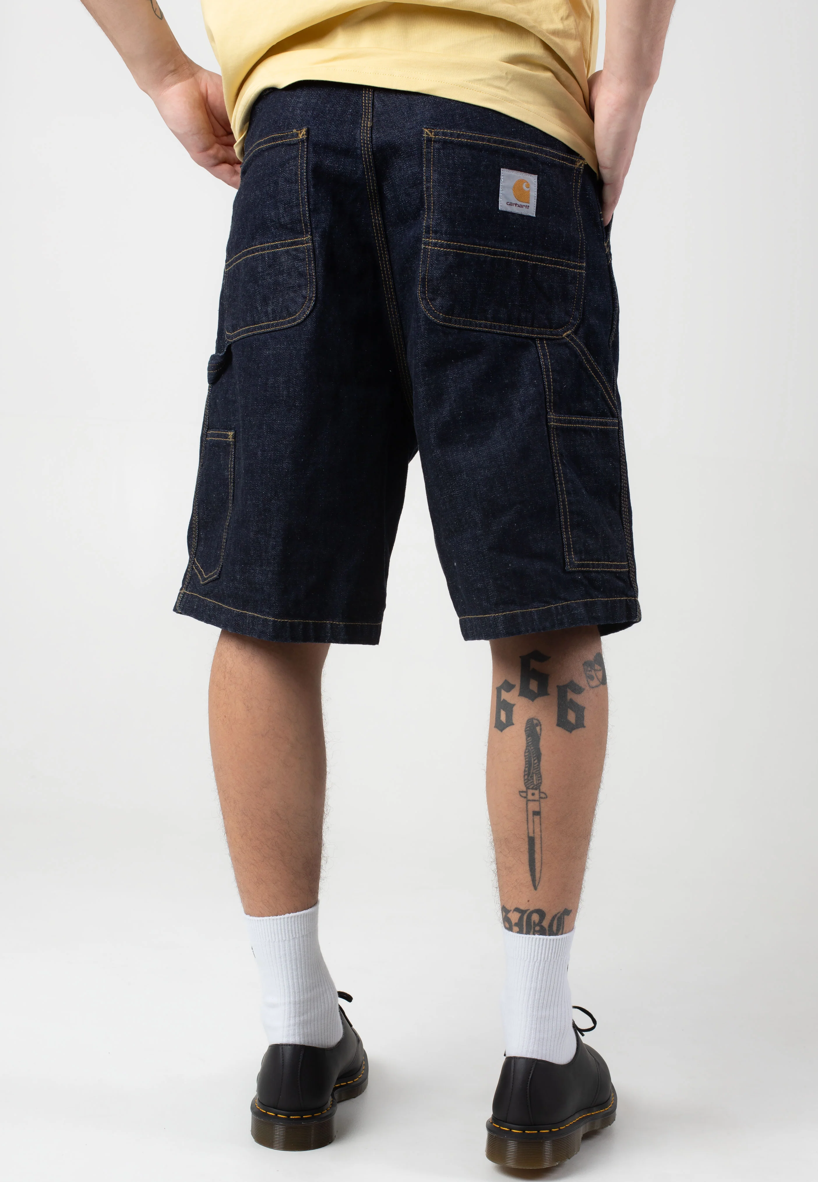 OG Single Knee Rinsed Blue - Shorts - Image 6