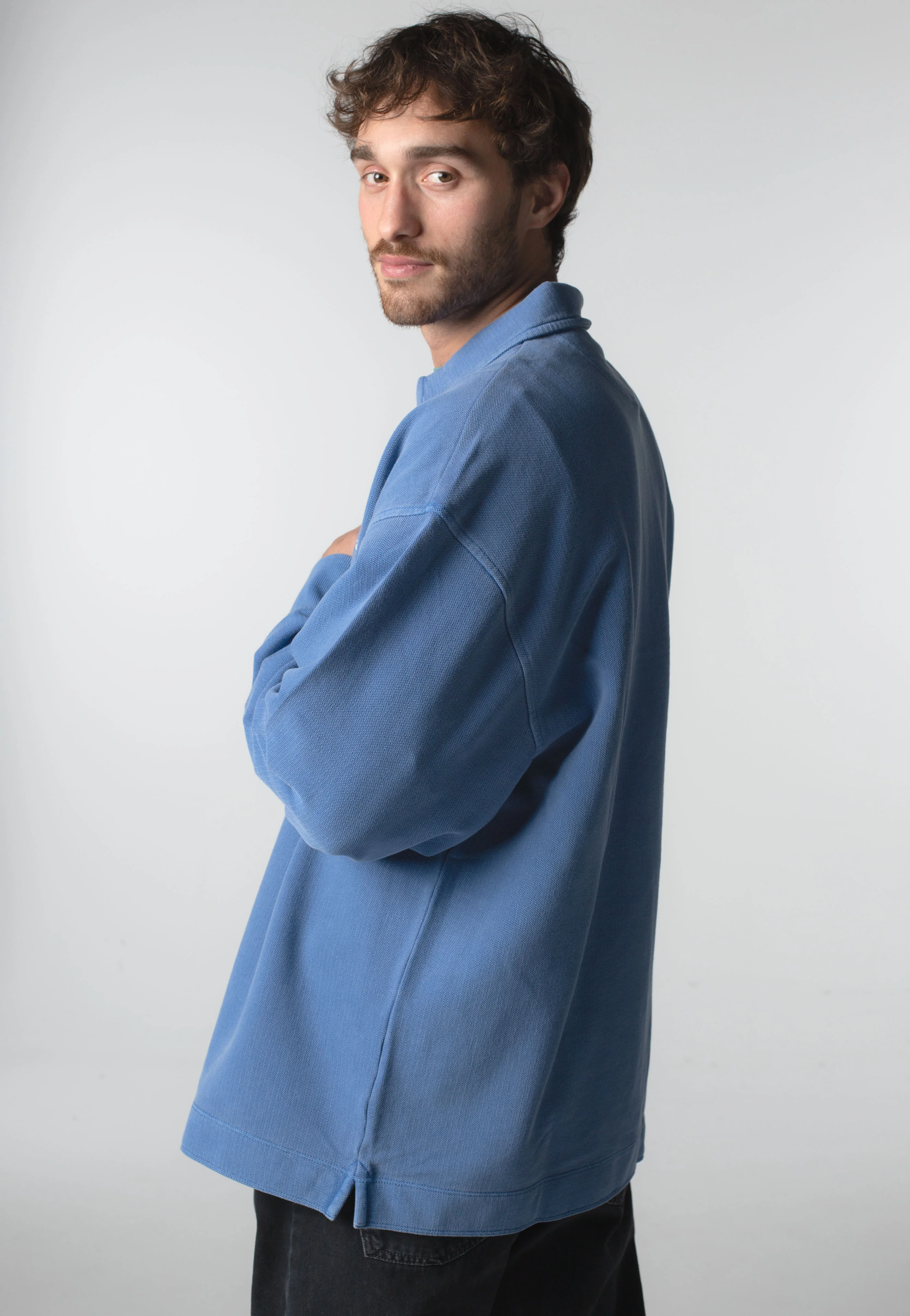 Piqué Script Wolfsbane/White - Sweater - Image 3