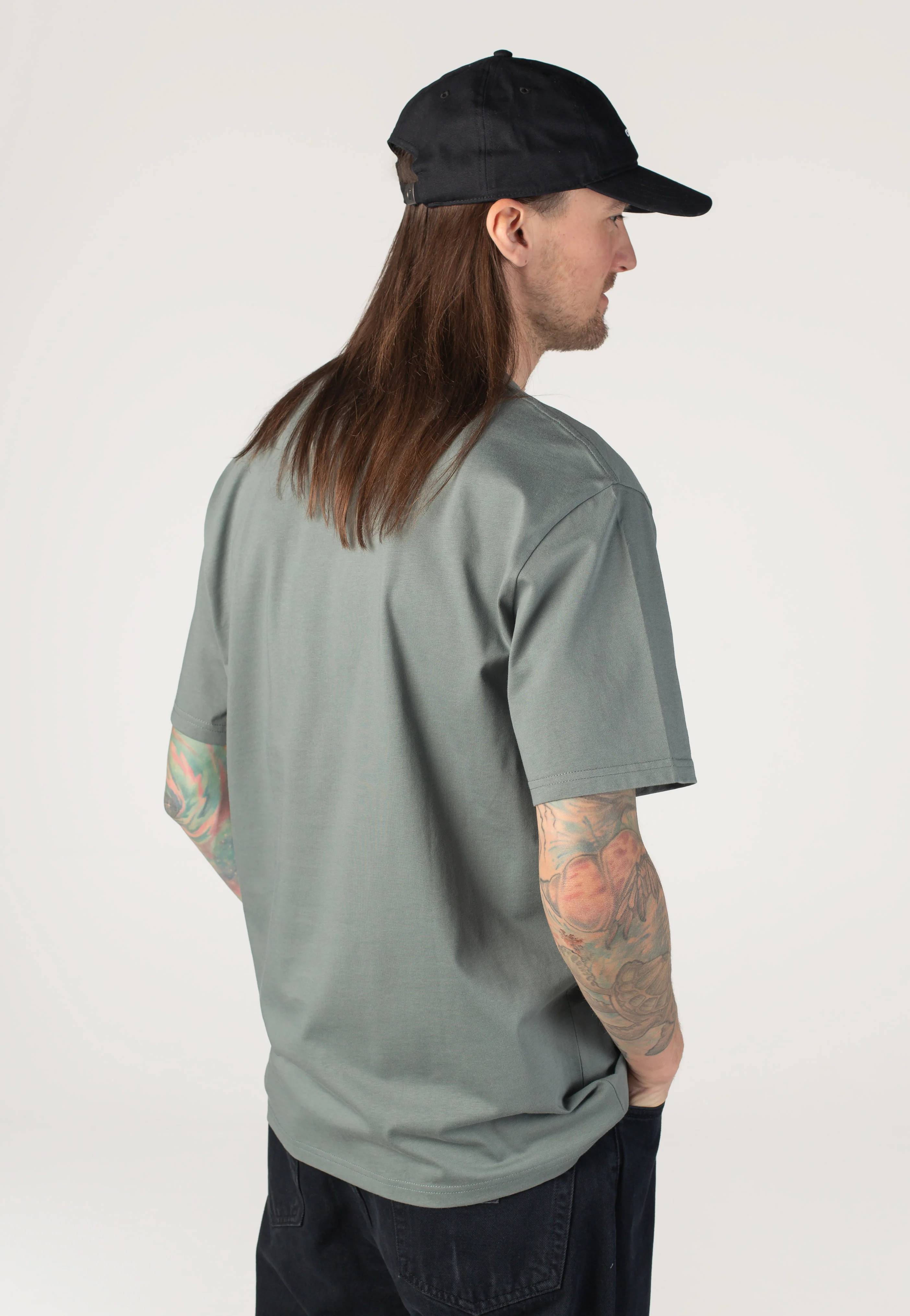 Pocket Velvet Green - T-Shirt - Image 3