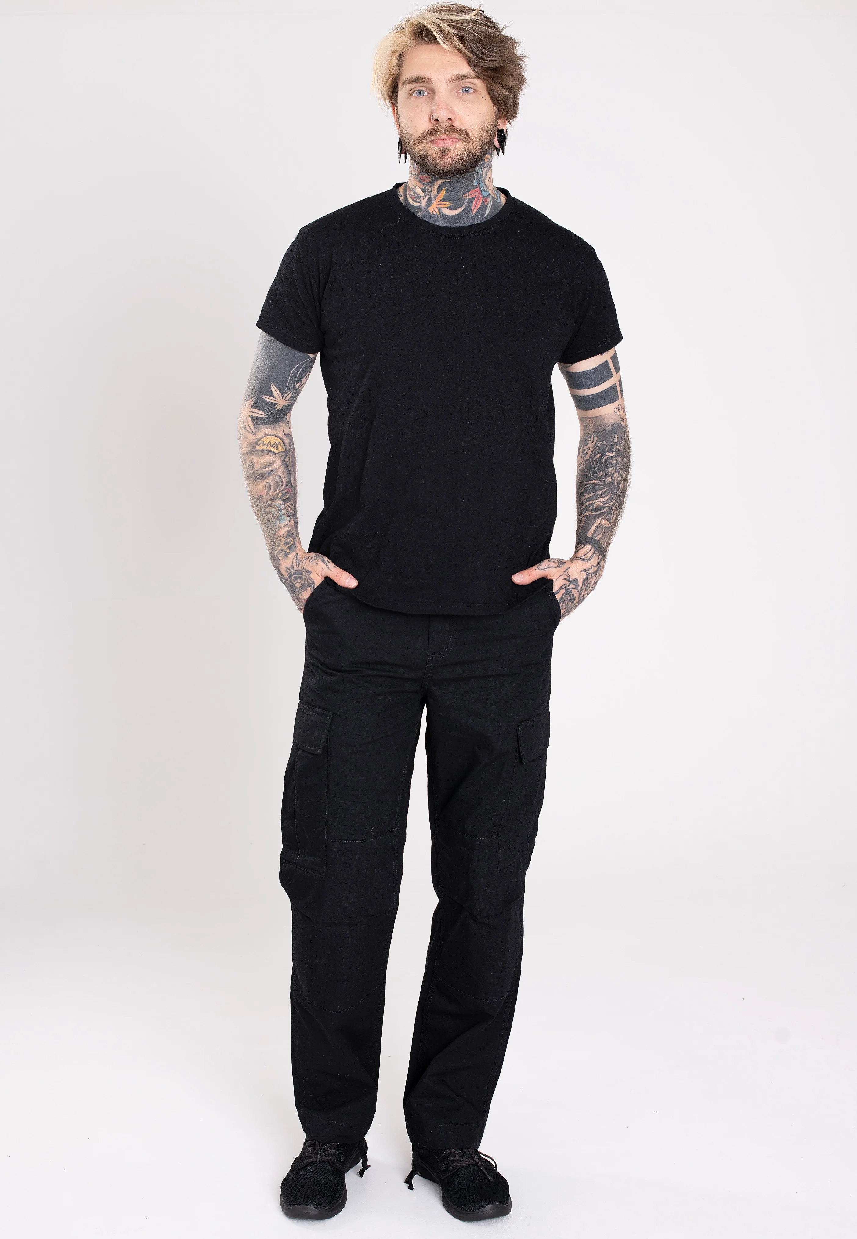 Regular Cargo Rinsed Black - Pants - Image 8