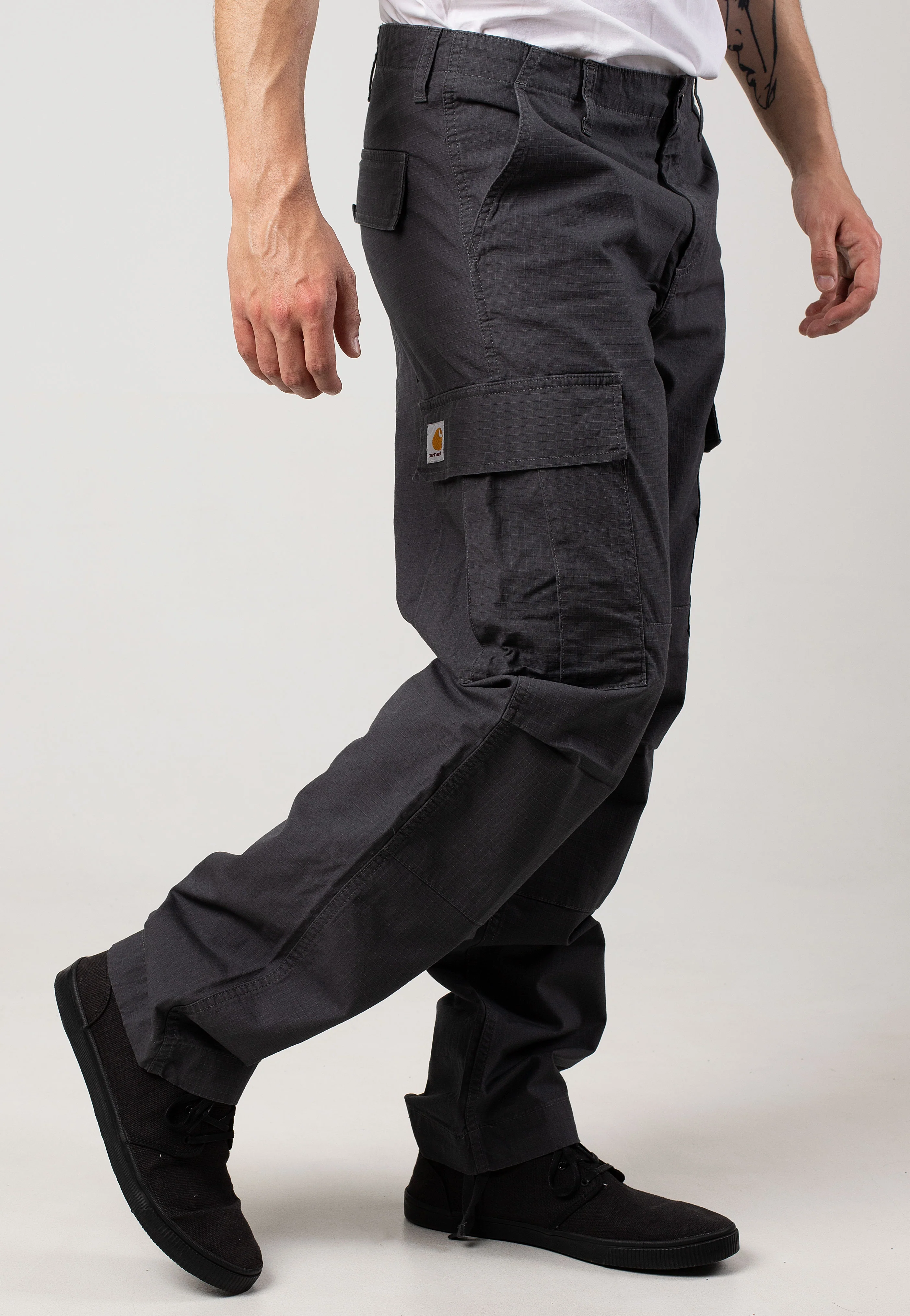 Regular Cargo Rinsed Graphite - Pants - Image 2
