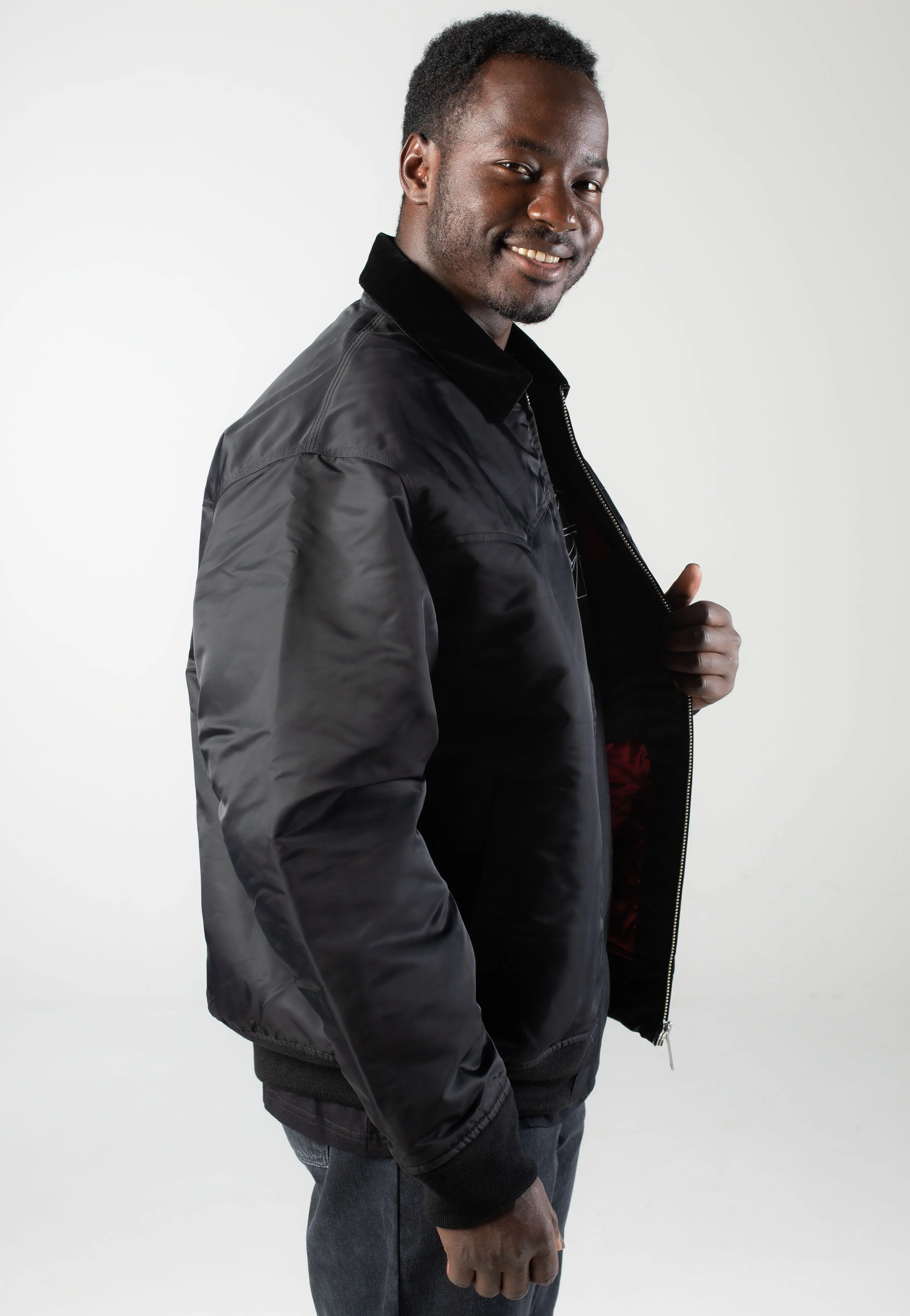 Santa Fe Alumni Black/Scarlet - Jacket - Image 4