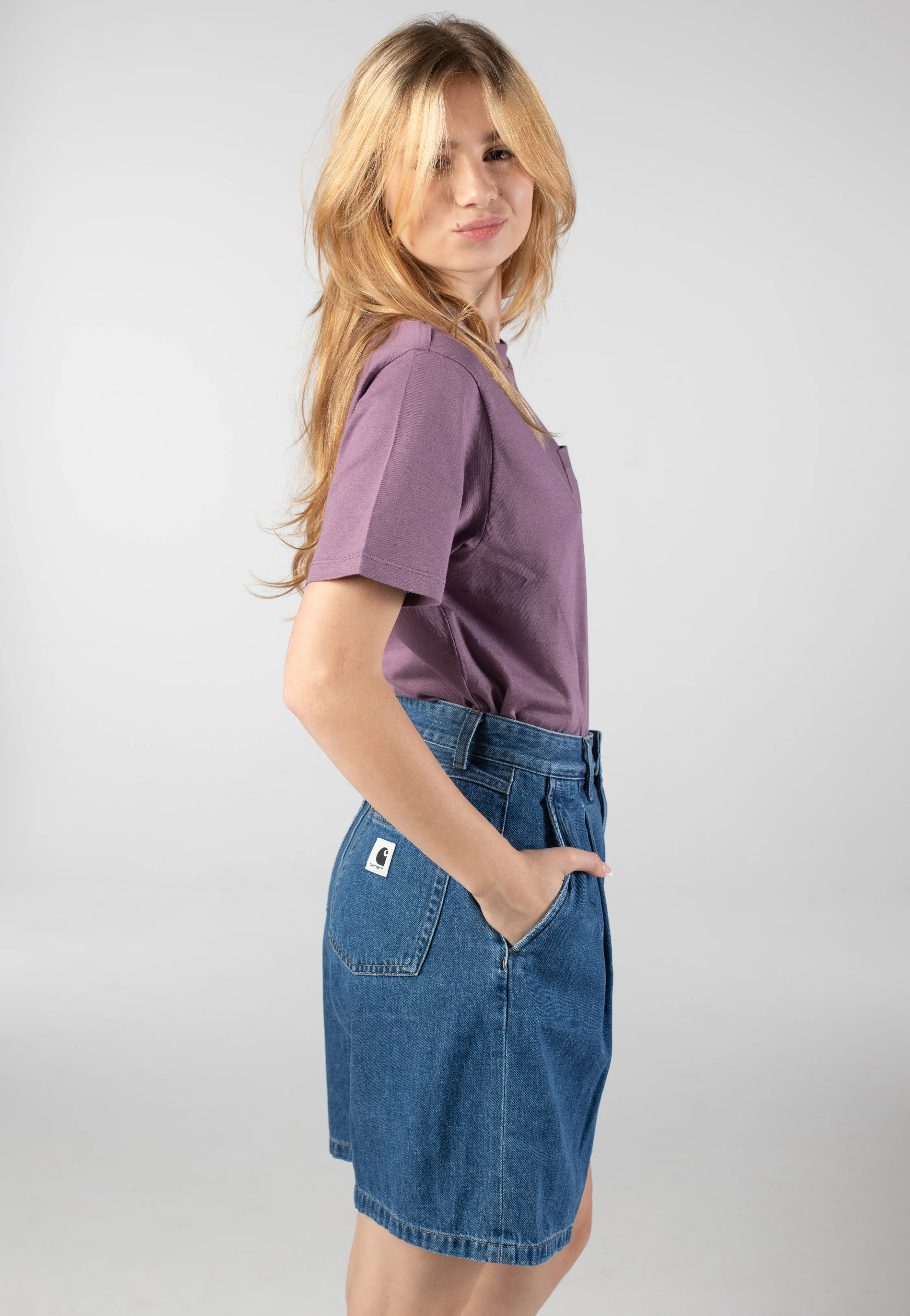 W' Alta Stone Washed Blue - Shorts - Image 6
