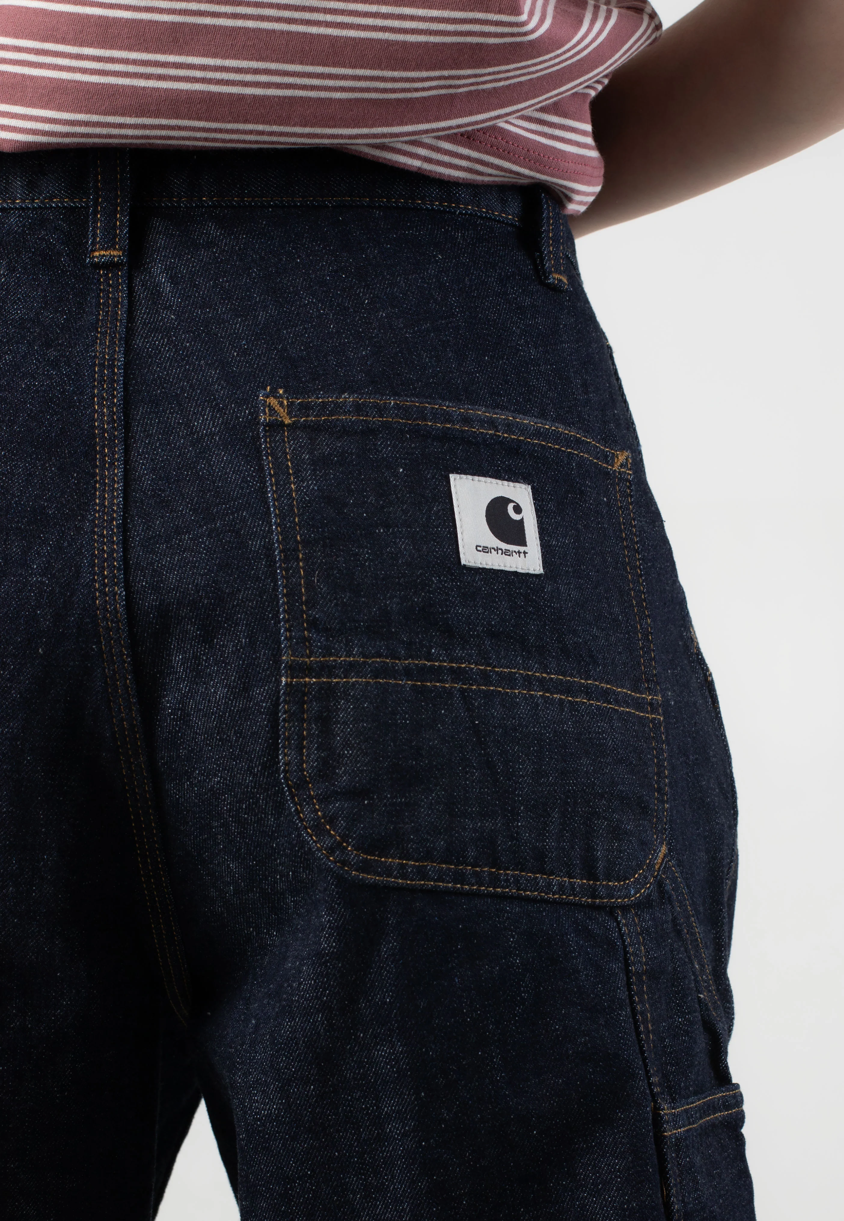 W' Brandon Single Knee Rinsed Blue - Shorts - Image 4