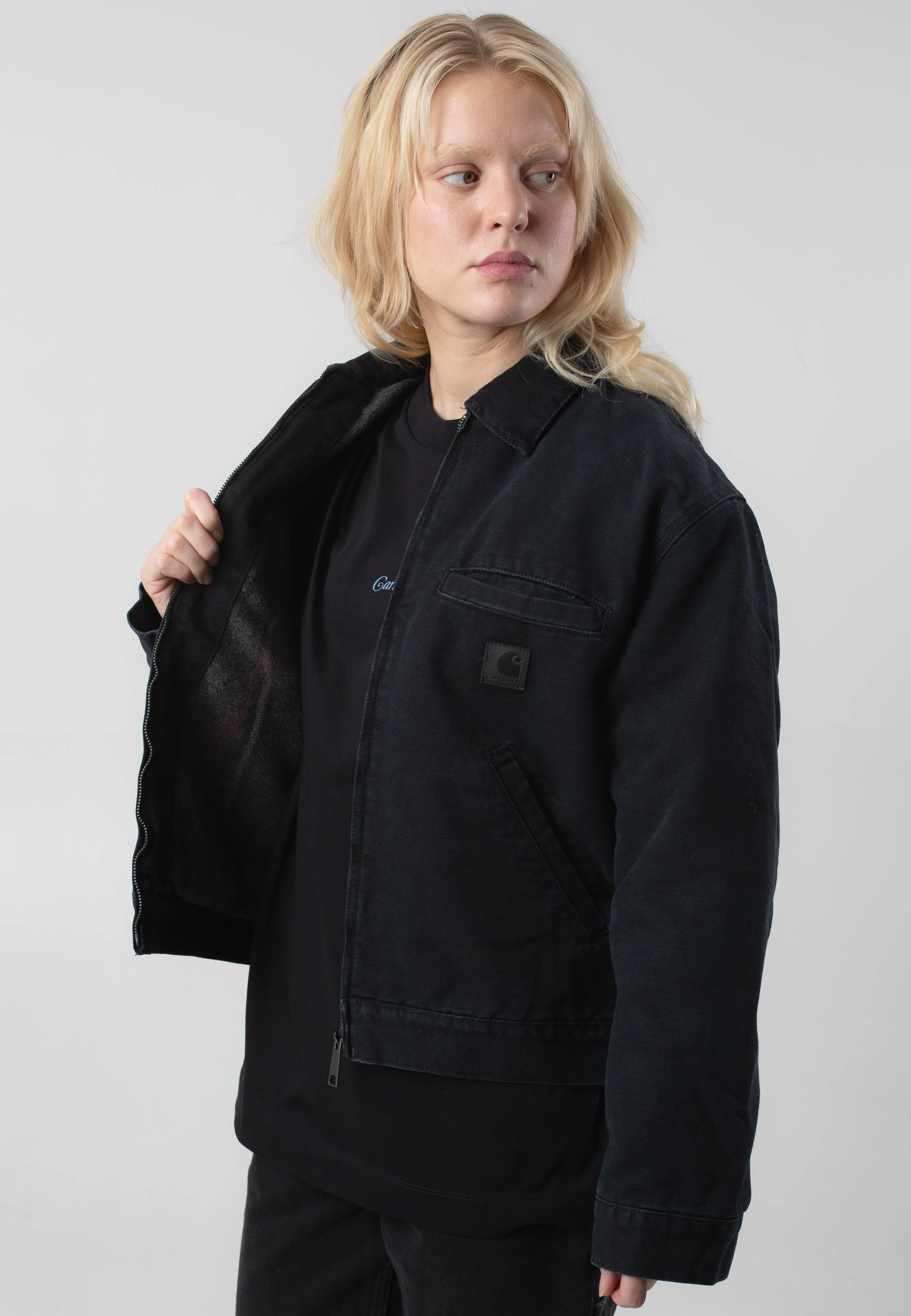W' Dayton Stone Canvas Black - Jacket - Image 6