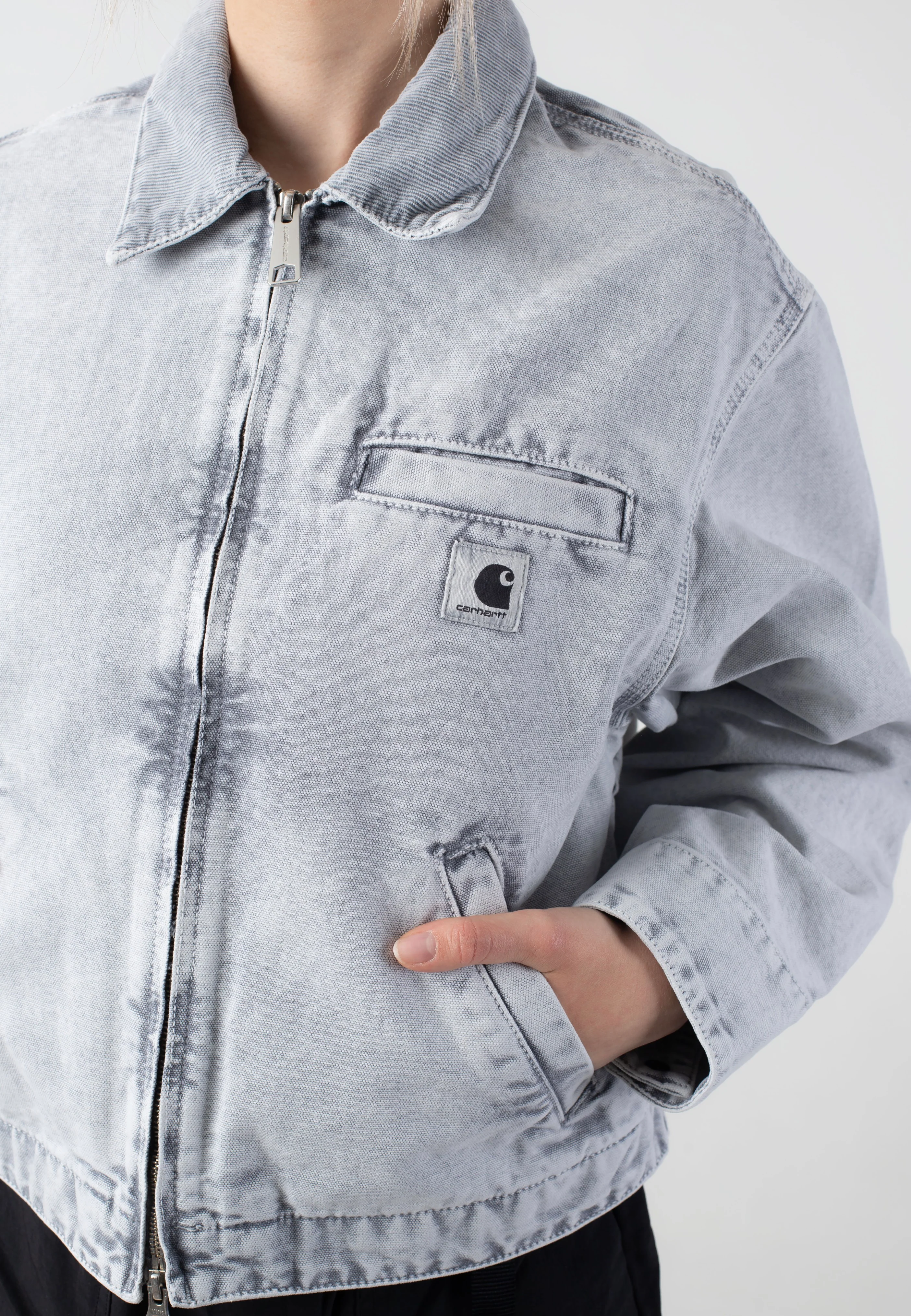 W' Emery Canvas Black/Black Chalk Wash - Jacket - Image 5