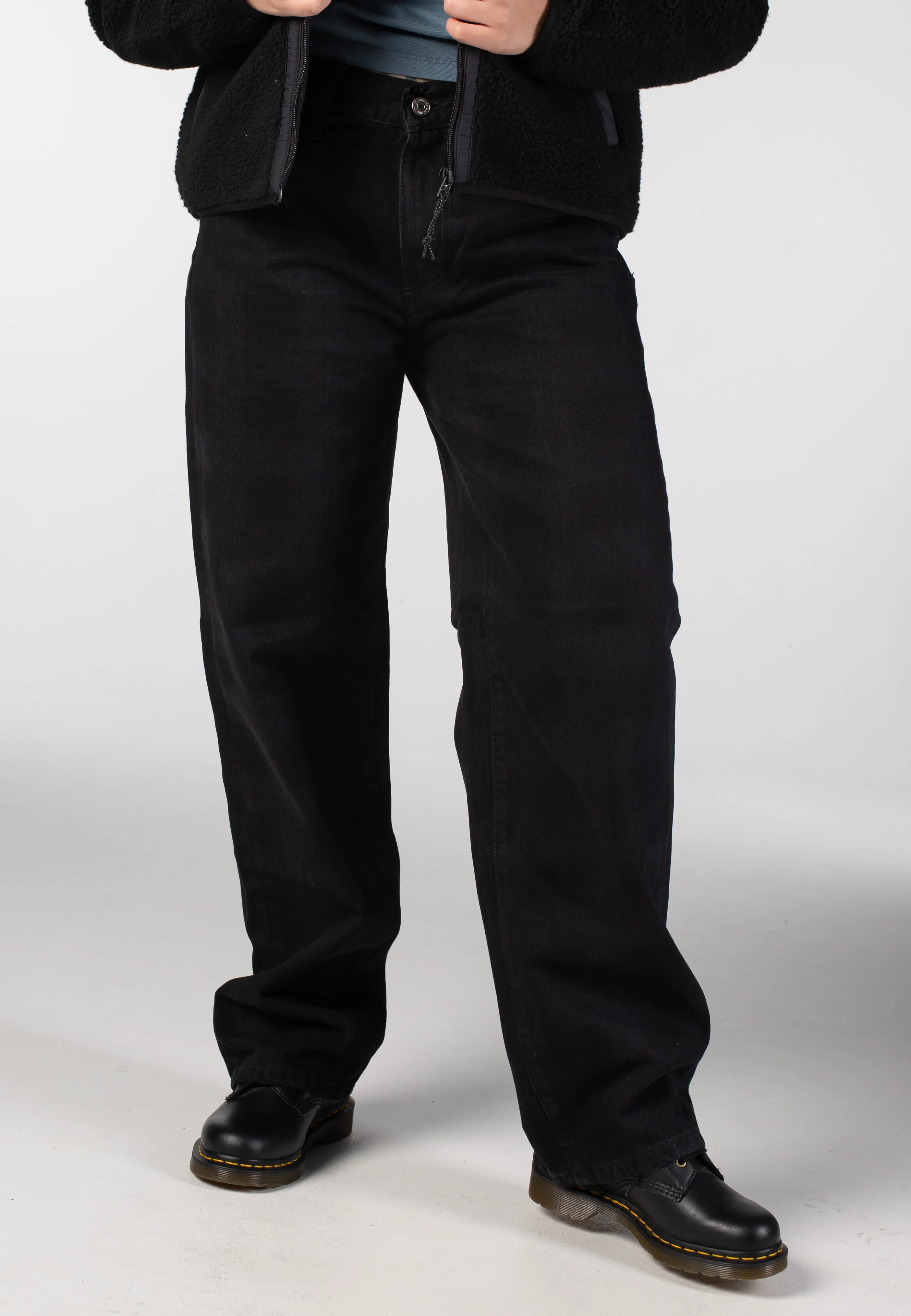 W' Everson Washed Print Black - Pants