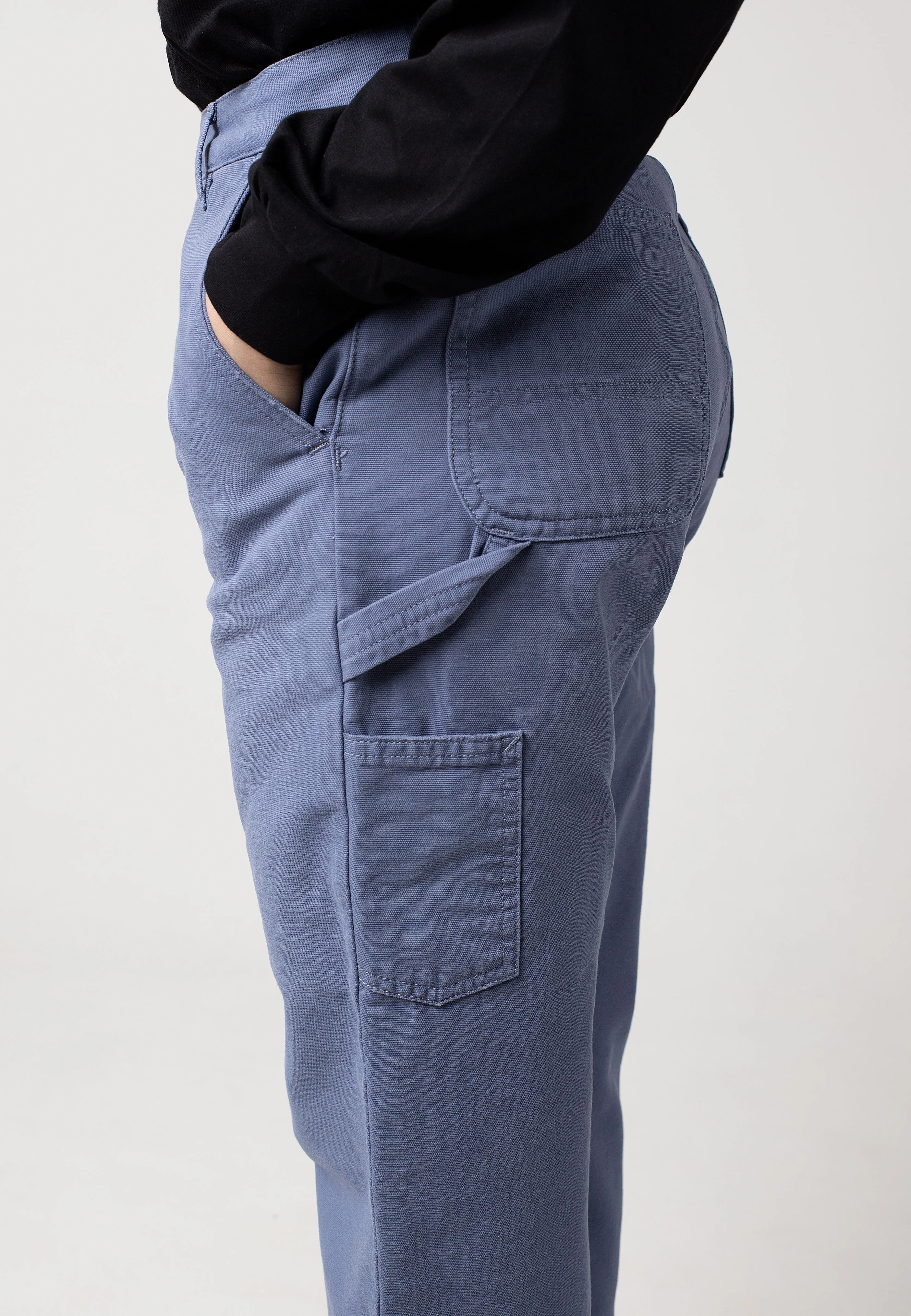 W' Pierce Aged Canvas Bay Blue - Pants - Image 4