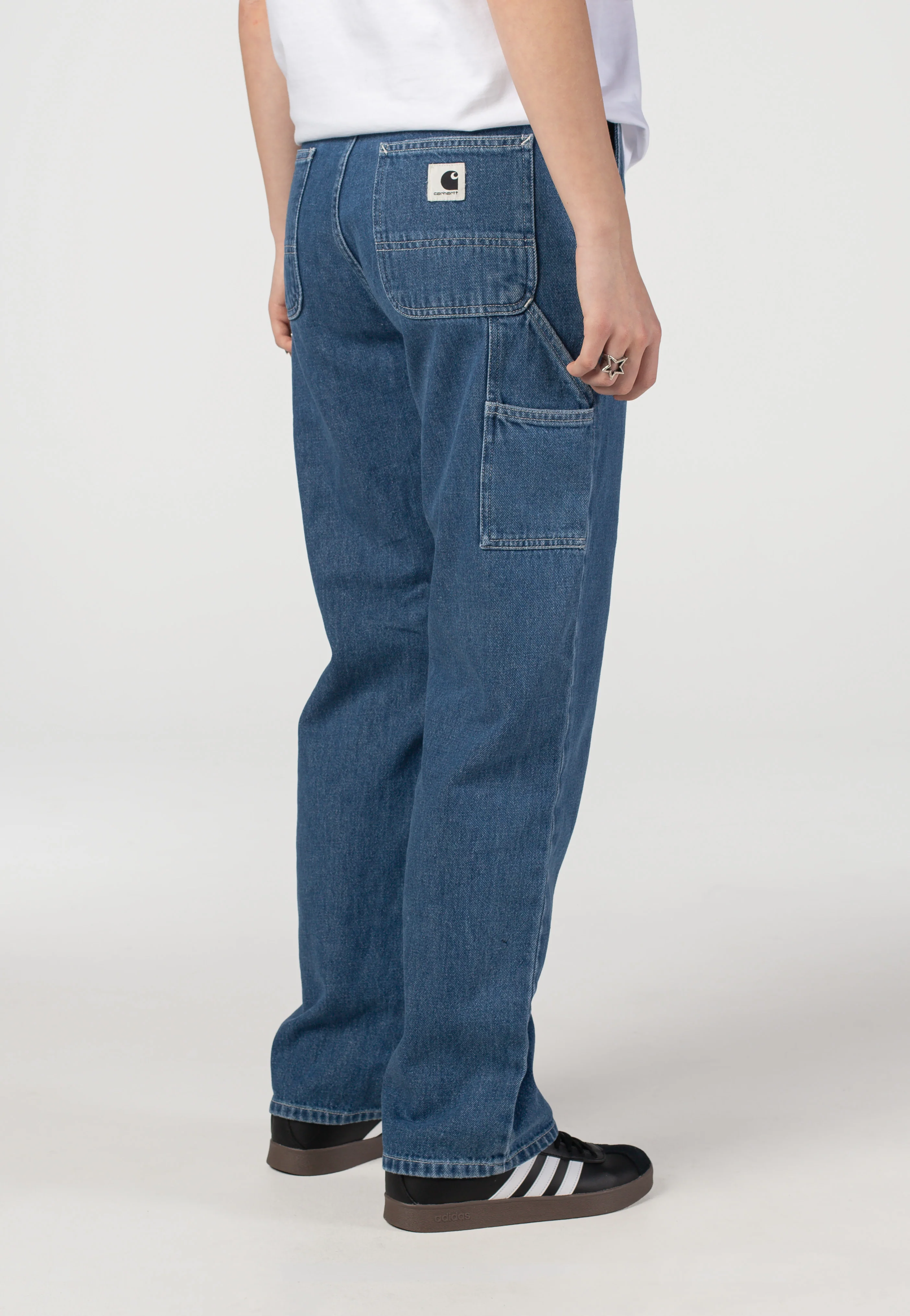 W' Pierce Straight Stone Washed Blue - Jeans - Image 7
