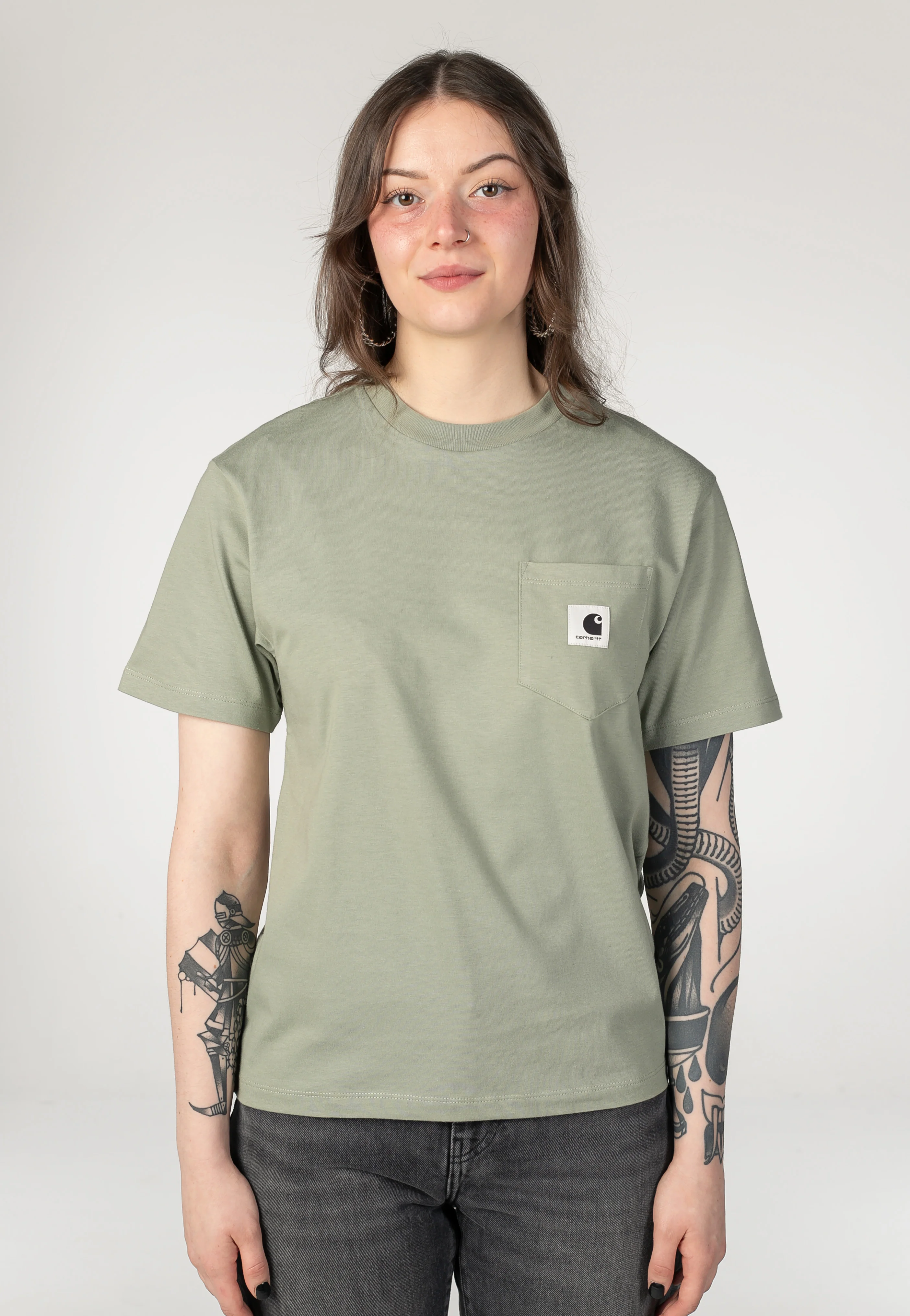 W' Pocket Shady Green - T-Shirt - Image 7