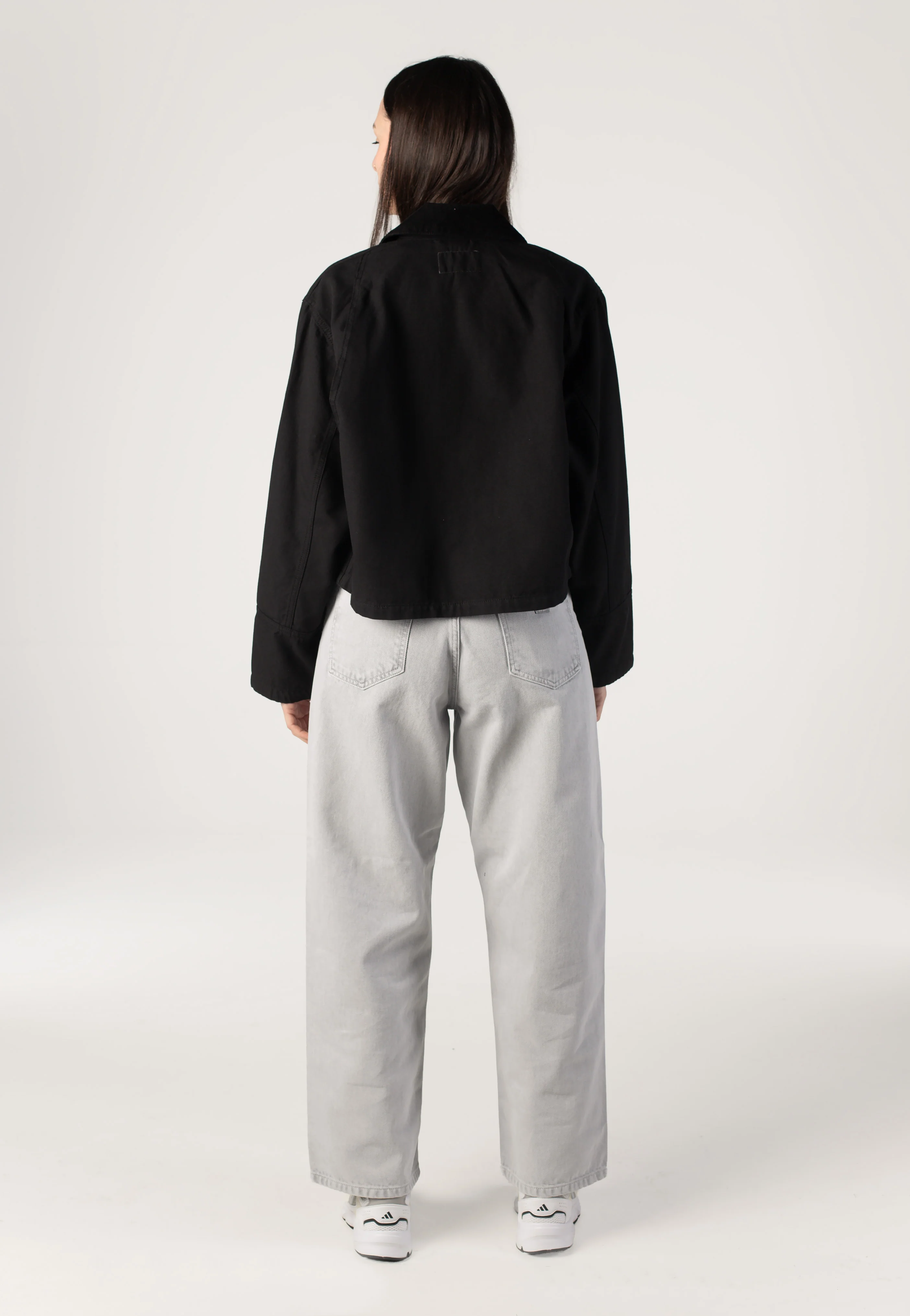 W' Prescott Garment Dyed Black/Black - Jacket - Image 5