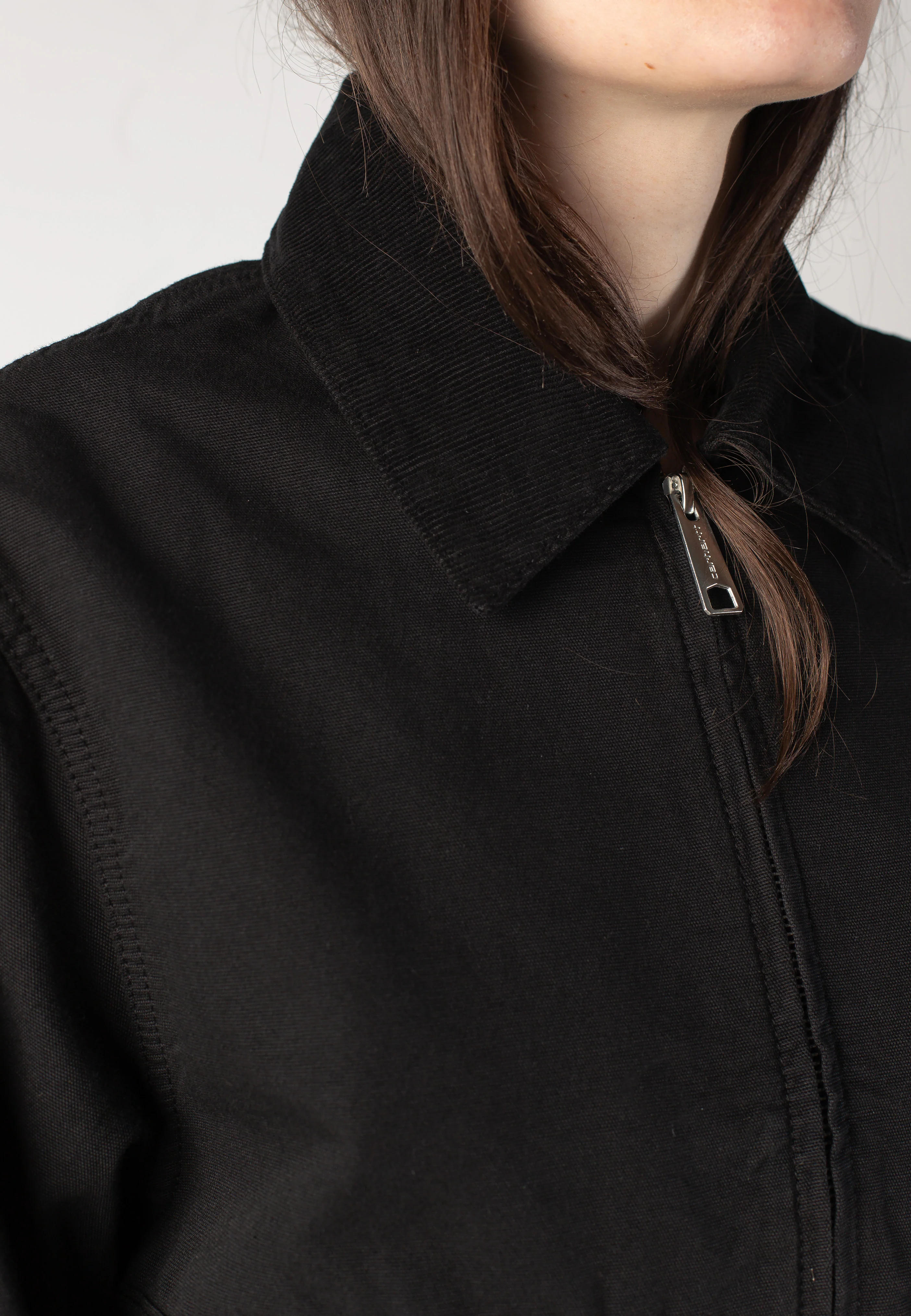 W' Prescott Garment Dyed Black/Black - Jacket - Image 7