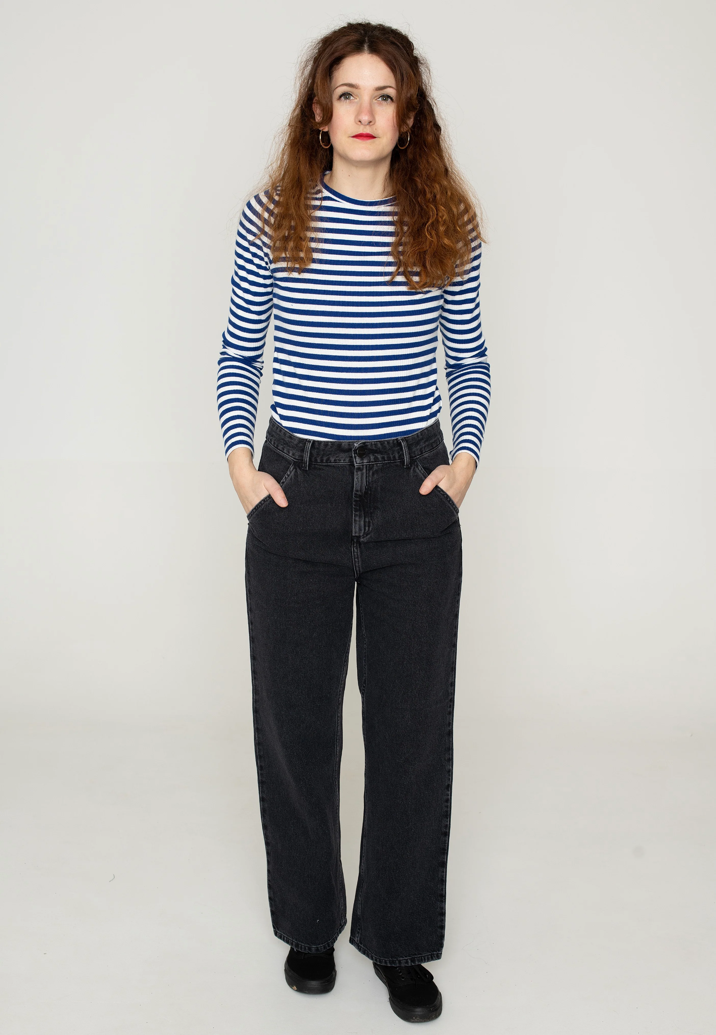 W' Simple Stone Washed Black - Jeans - Image 2