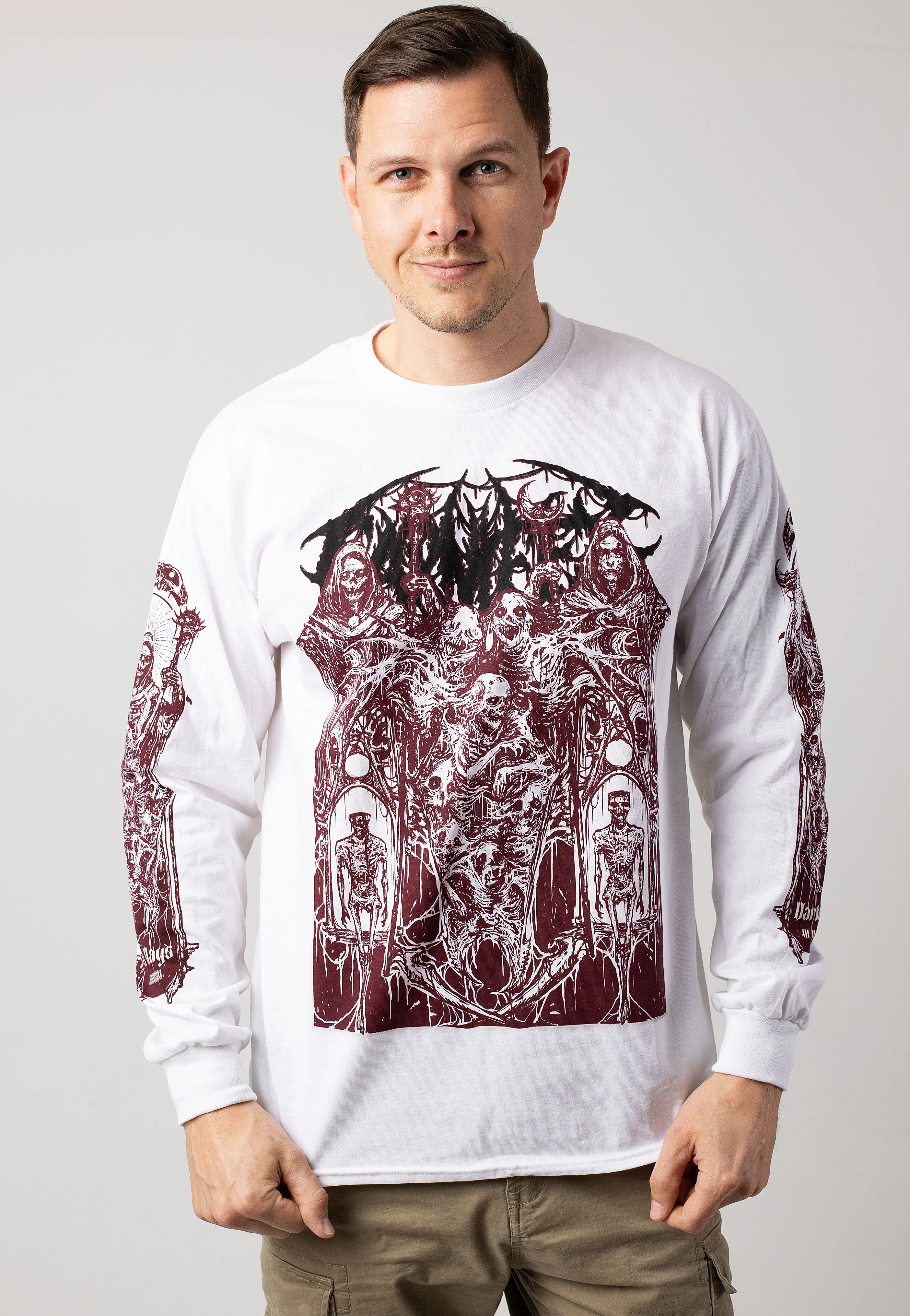 Dark Days White - Longsleeve - Image 3