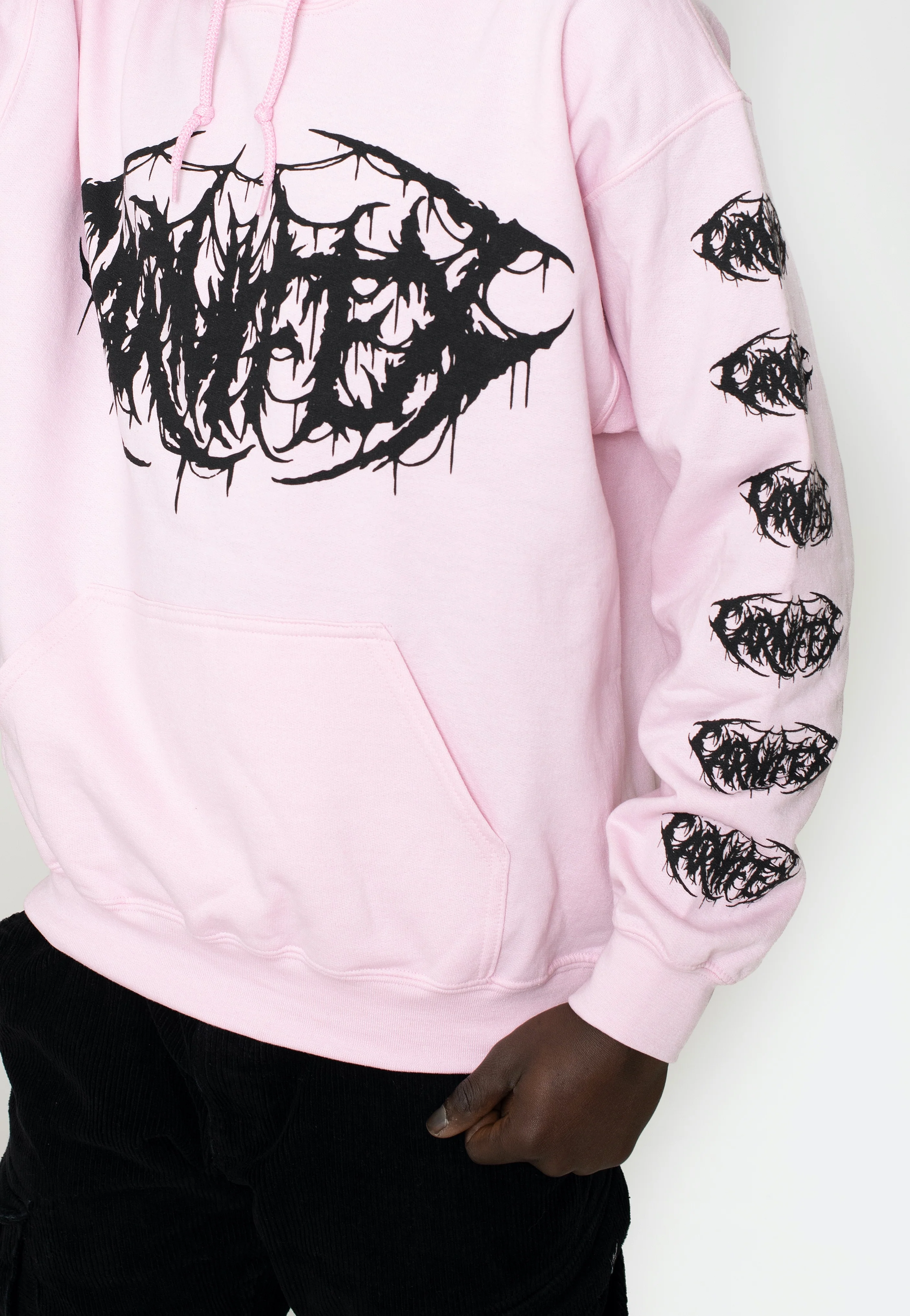 Slam Logo Light Pink - Hoodie - Image 4
