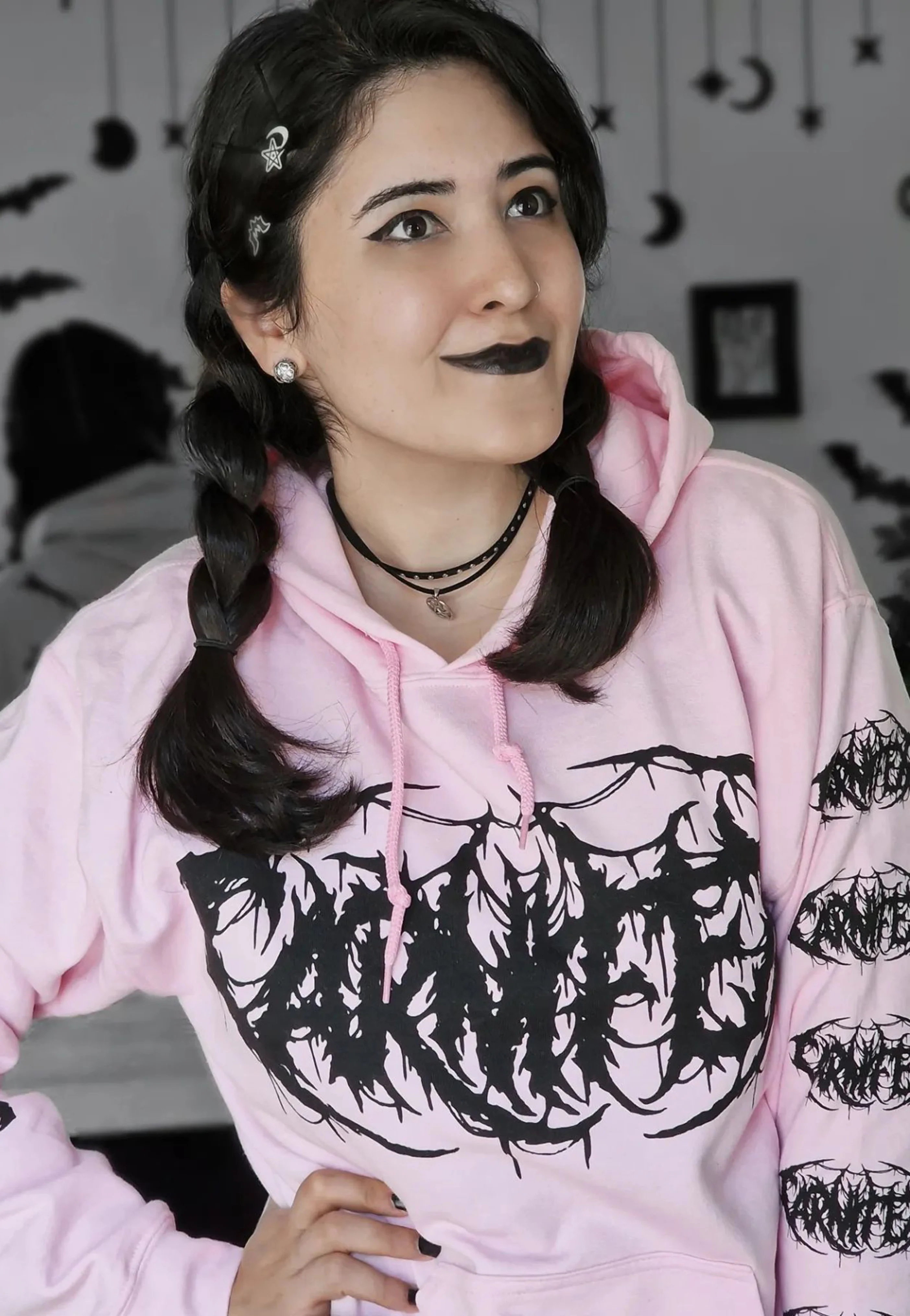 Slam Logo Light Pink - Hoodie - Image 7