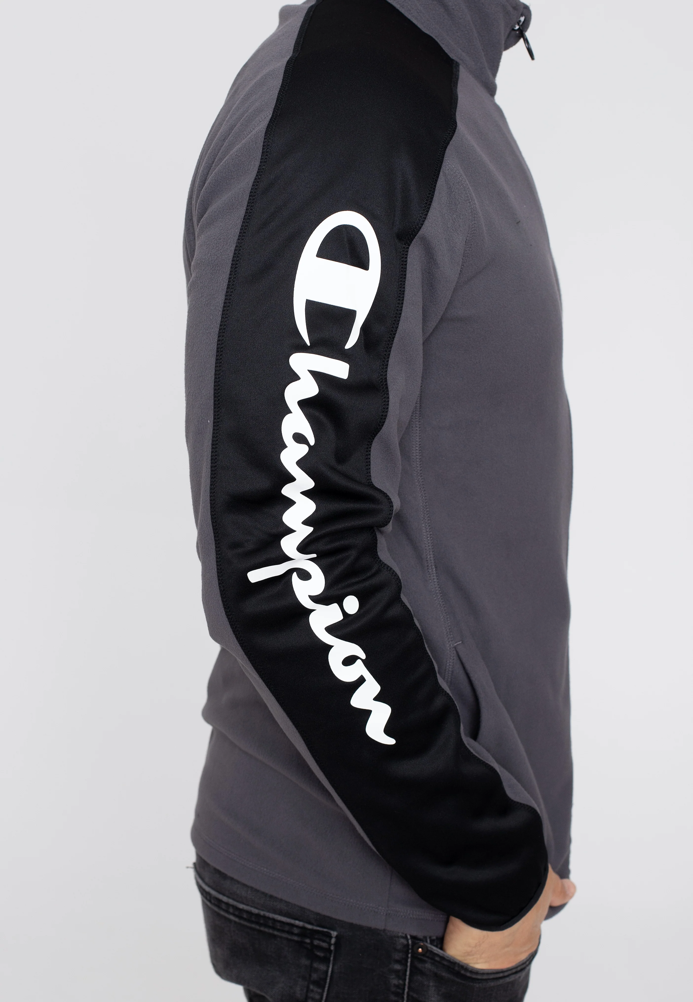 Full Zip Side Pocket Logo EBN/NBK - Track Jacket - Image 6