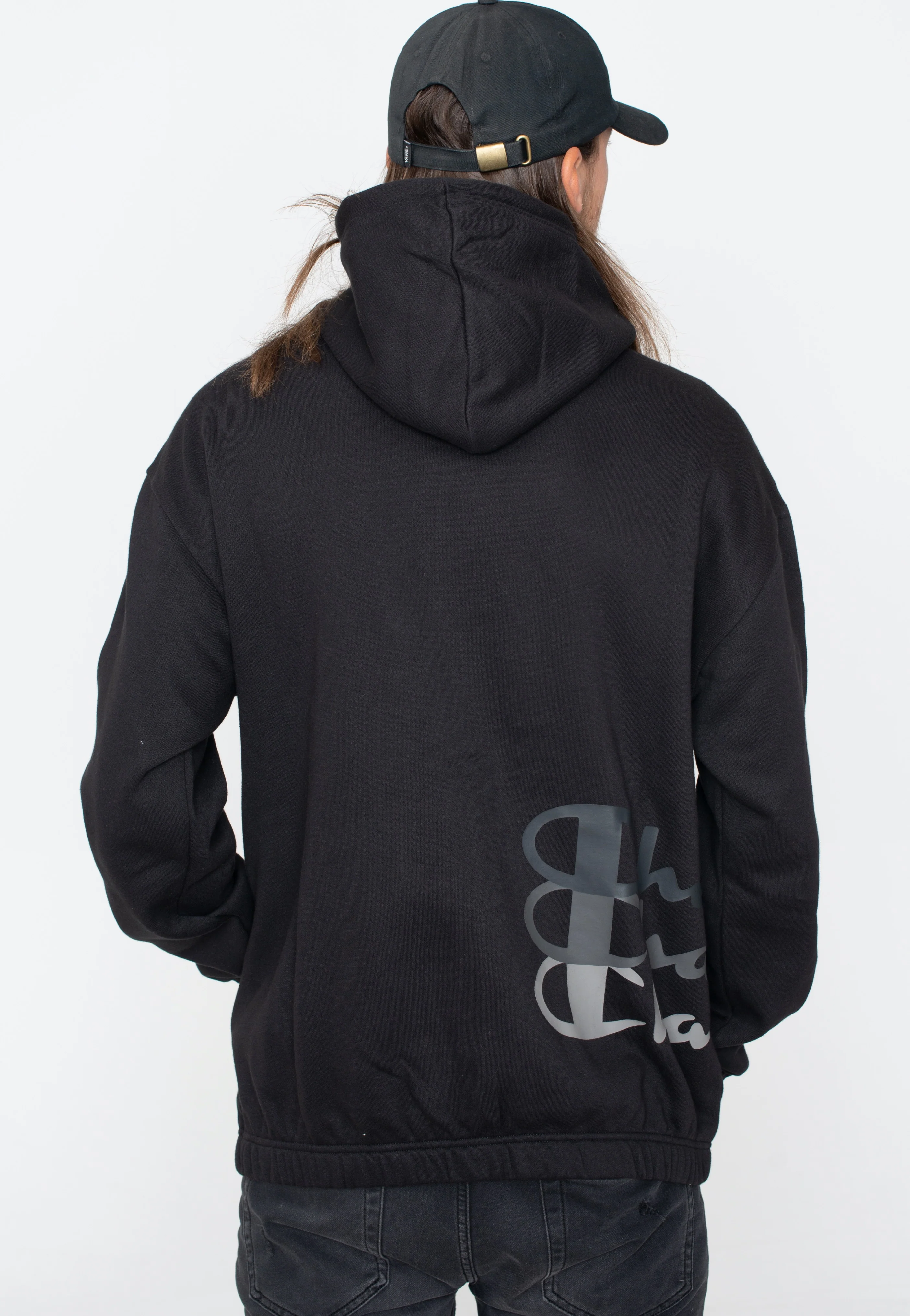 Hooded Full Zip Black Beauty - Zipper - Image 4