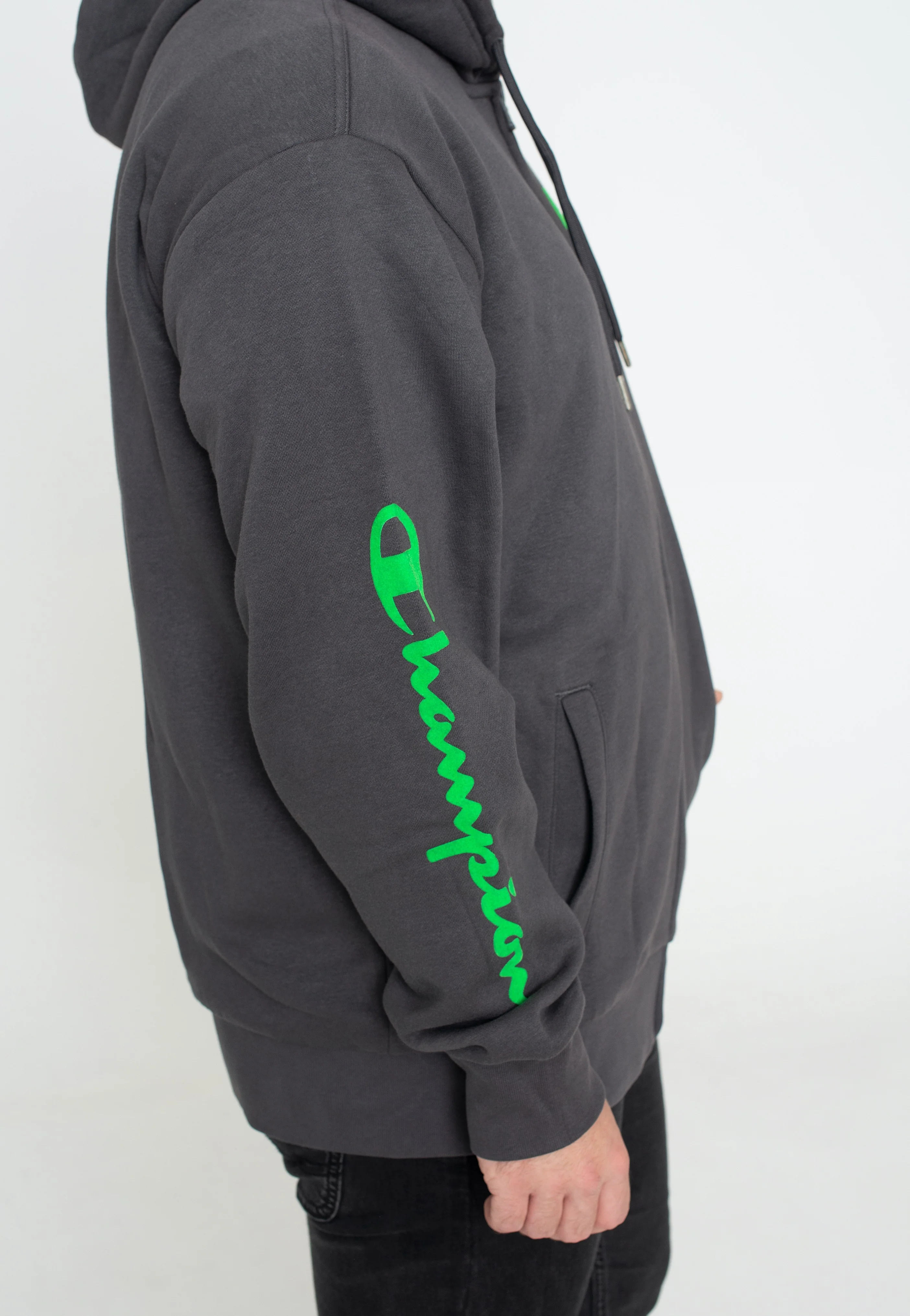 Hooded Full Zip Forged Iron - Zipper - Image 2
