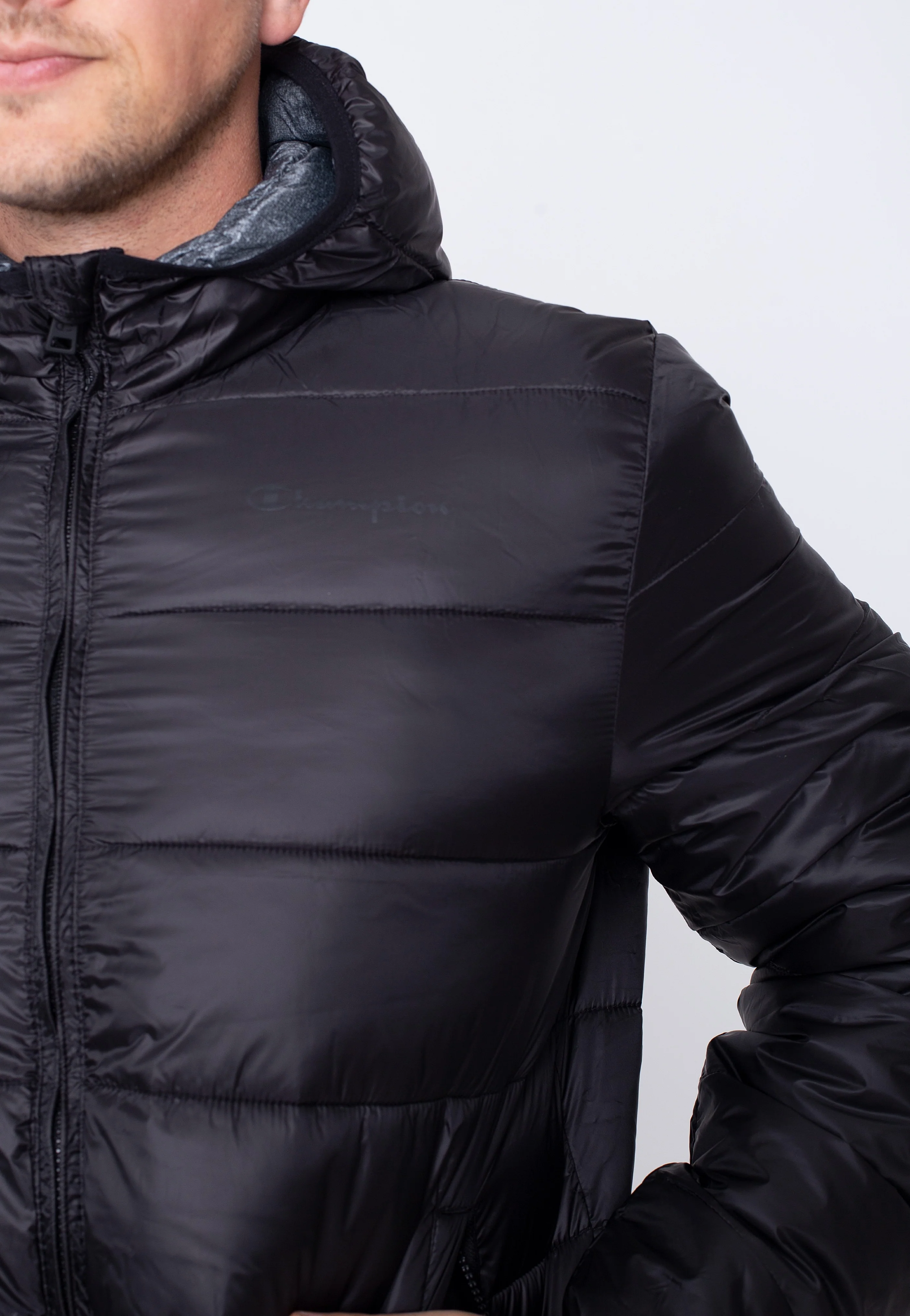 Hooded Pocket Logo NBK/GRDKM/ALLOVER - Jacket - Image 3