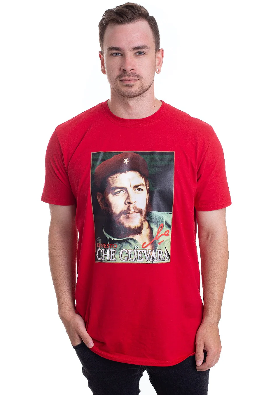 Portrait Red - T-Shirt - Image 3
