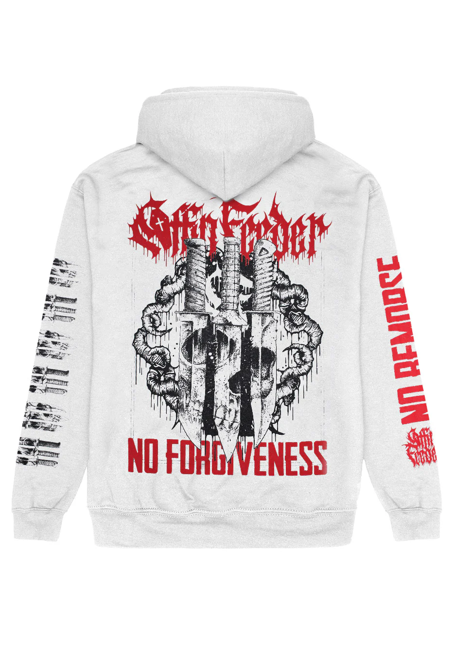 No Forgiveness White - Hoodie - Image 6