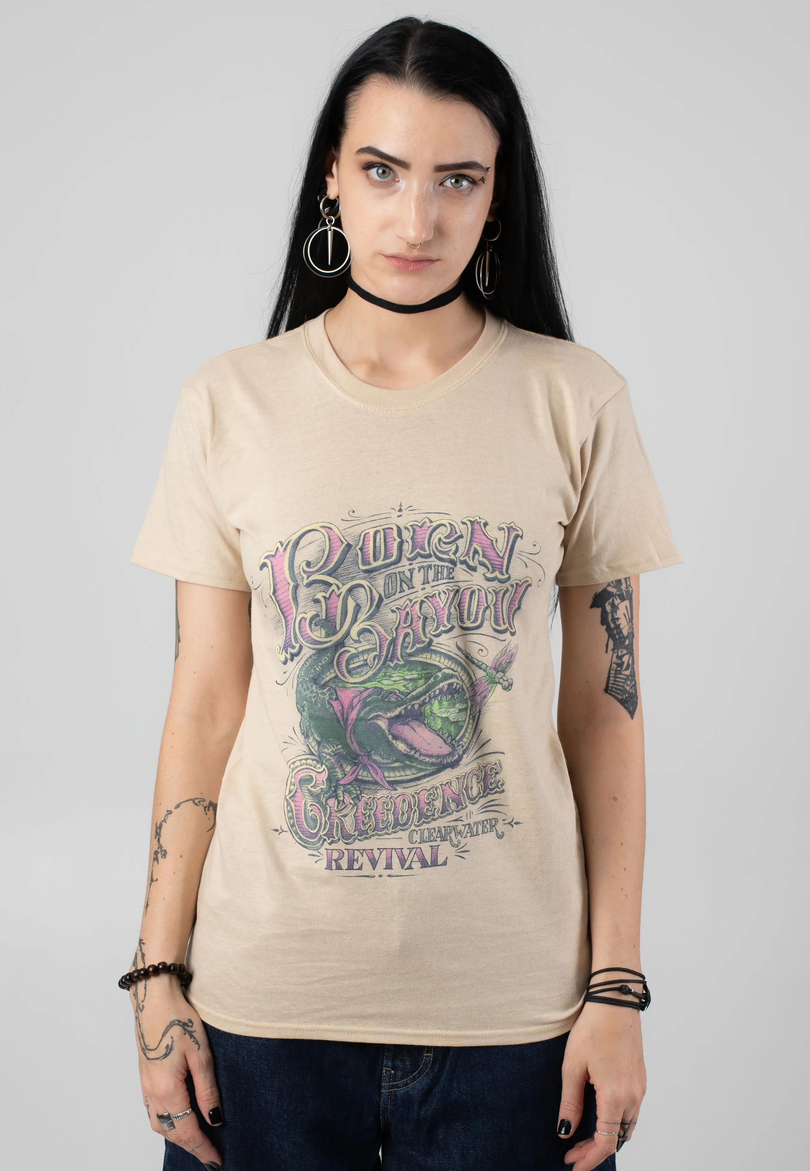 Born On The Bayou Sand - T-Shirt - Image 5