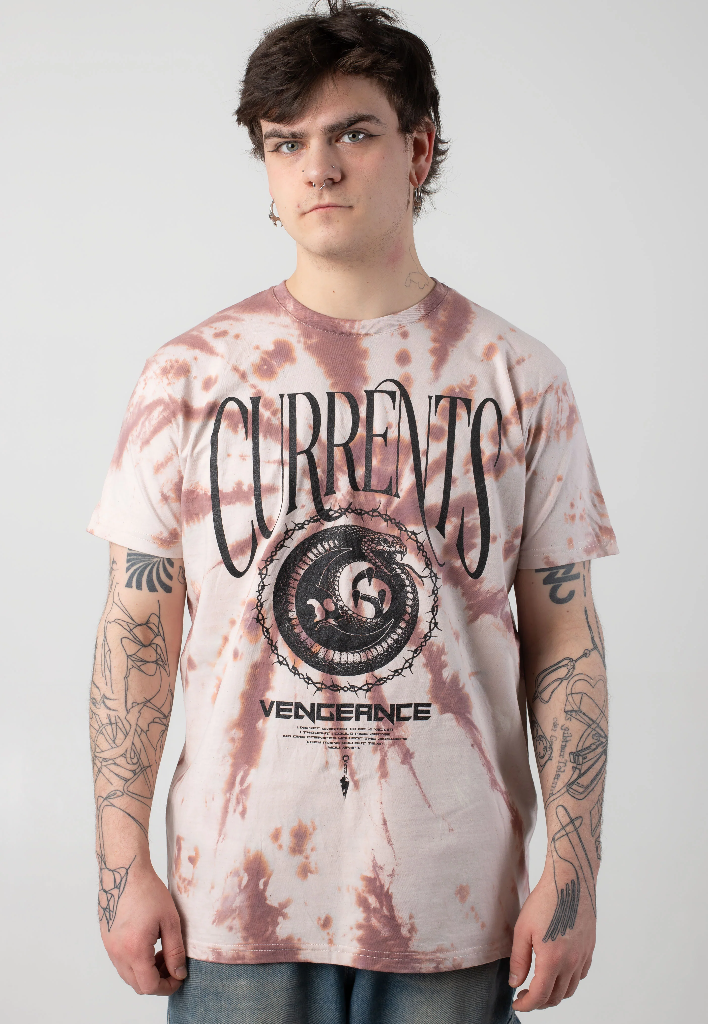 Vengeance Cream Tie Dye - T-Shirt - Image 3