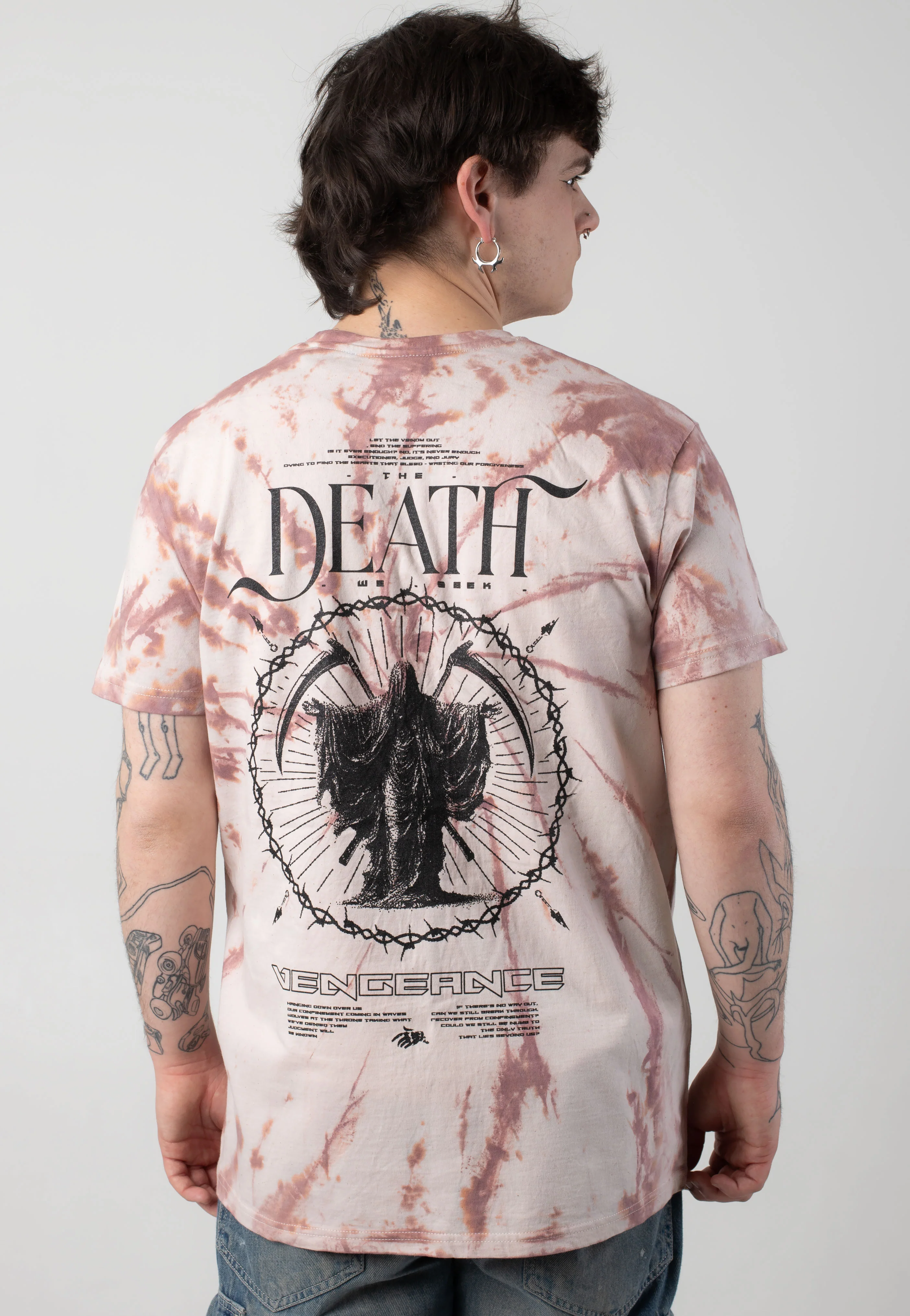 Vengeance Cream Tie Dye - T-Shirt - Image 4