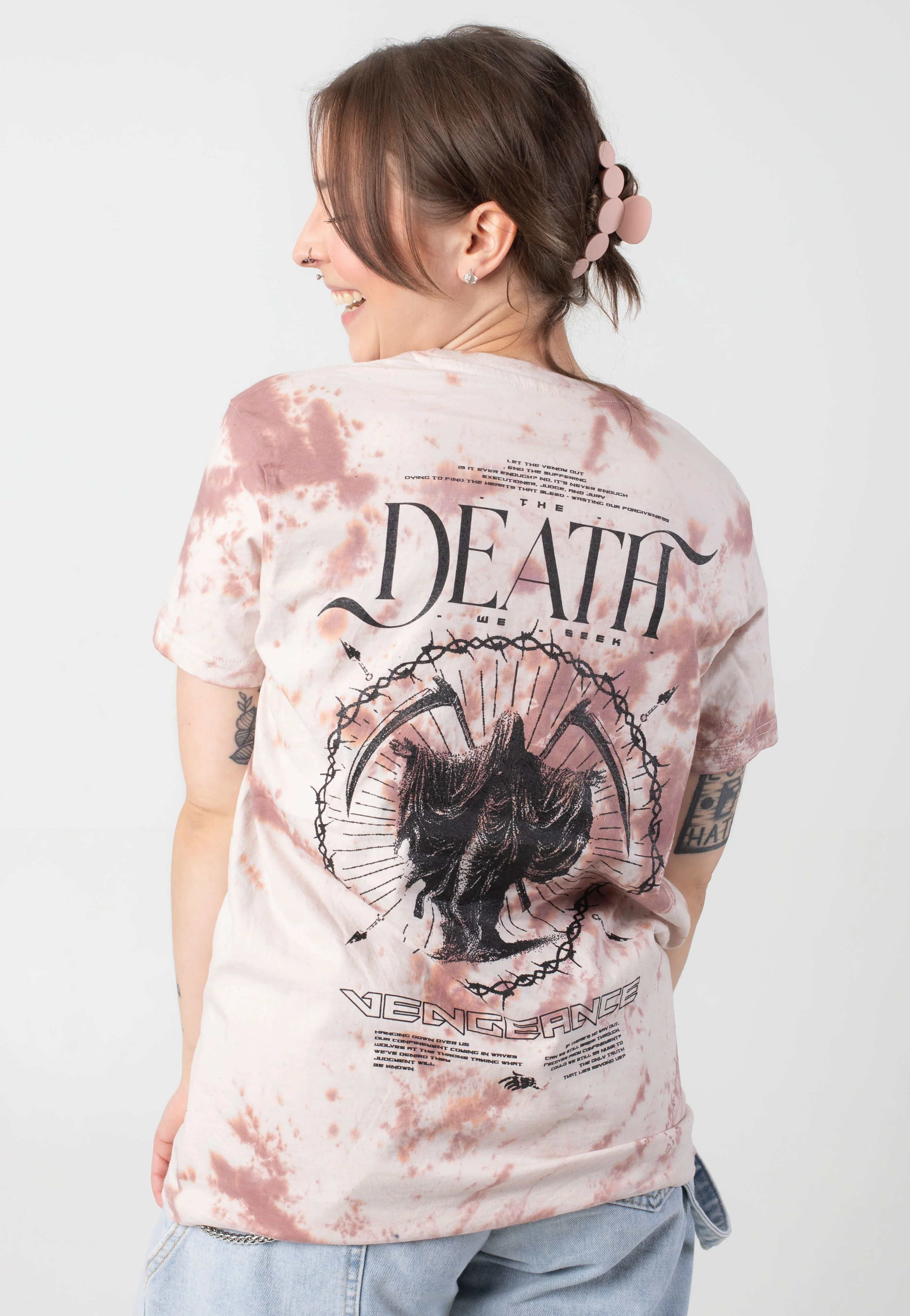 Vengeance Cream Tie Dye - T-Shirt - Image 6