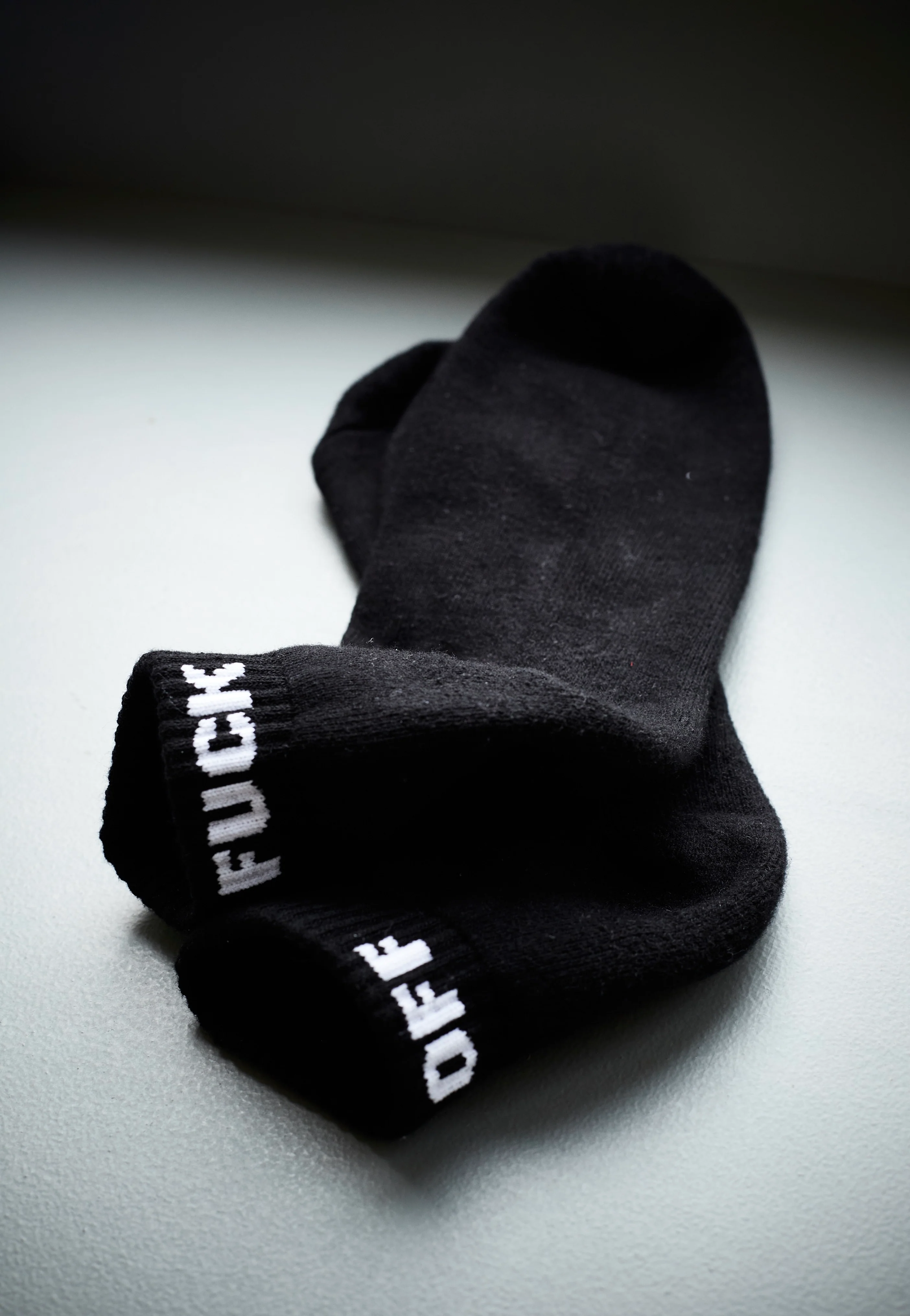 Fuck Off Sneaker Black - Socks - Image 3