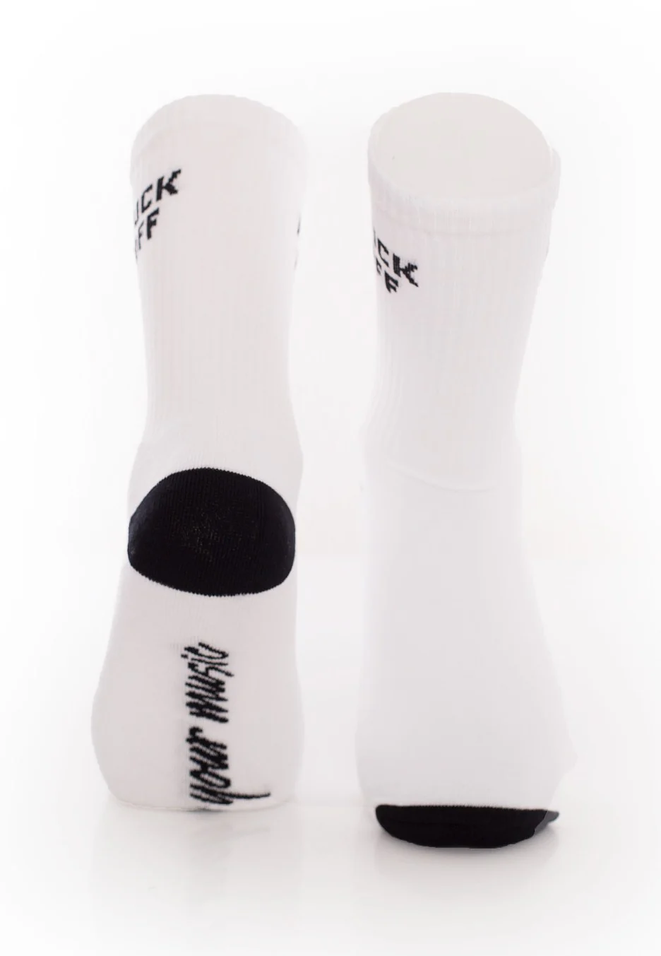 Fuck Off White - Socks - Image 4