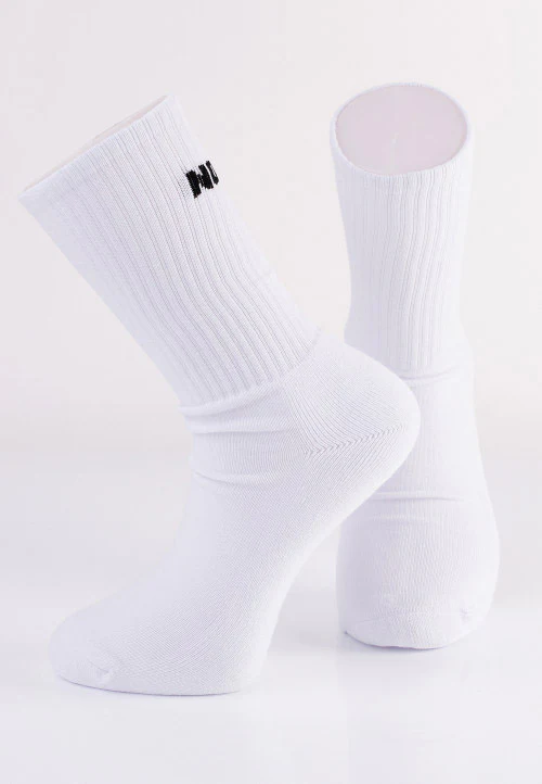 No Pits No Party White - Socks - Image 5