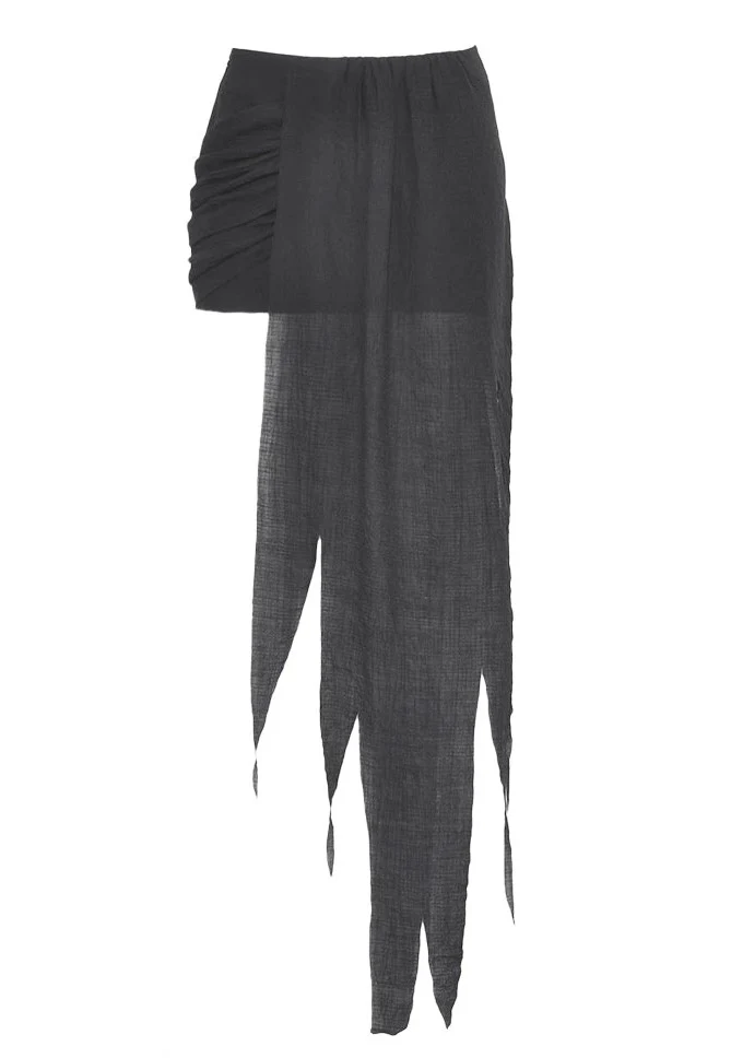 Punk Decadent Irregular Black - Skirt - Image 3