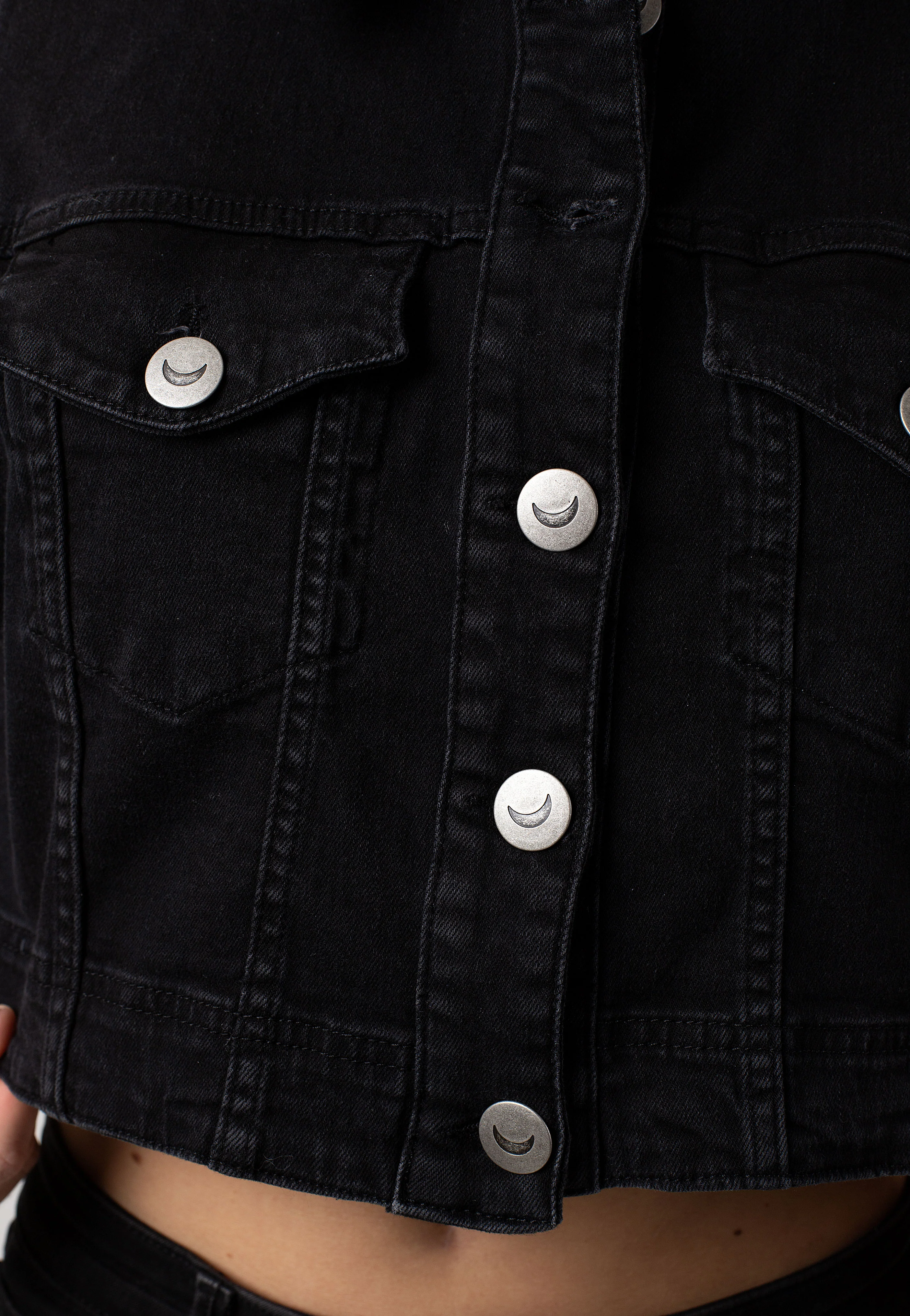 Paz Cropped - Jeans Vest - Image 4