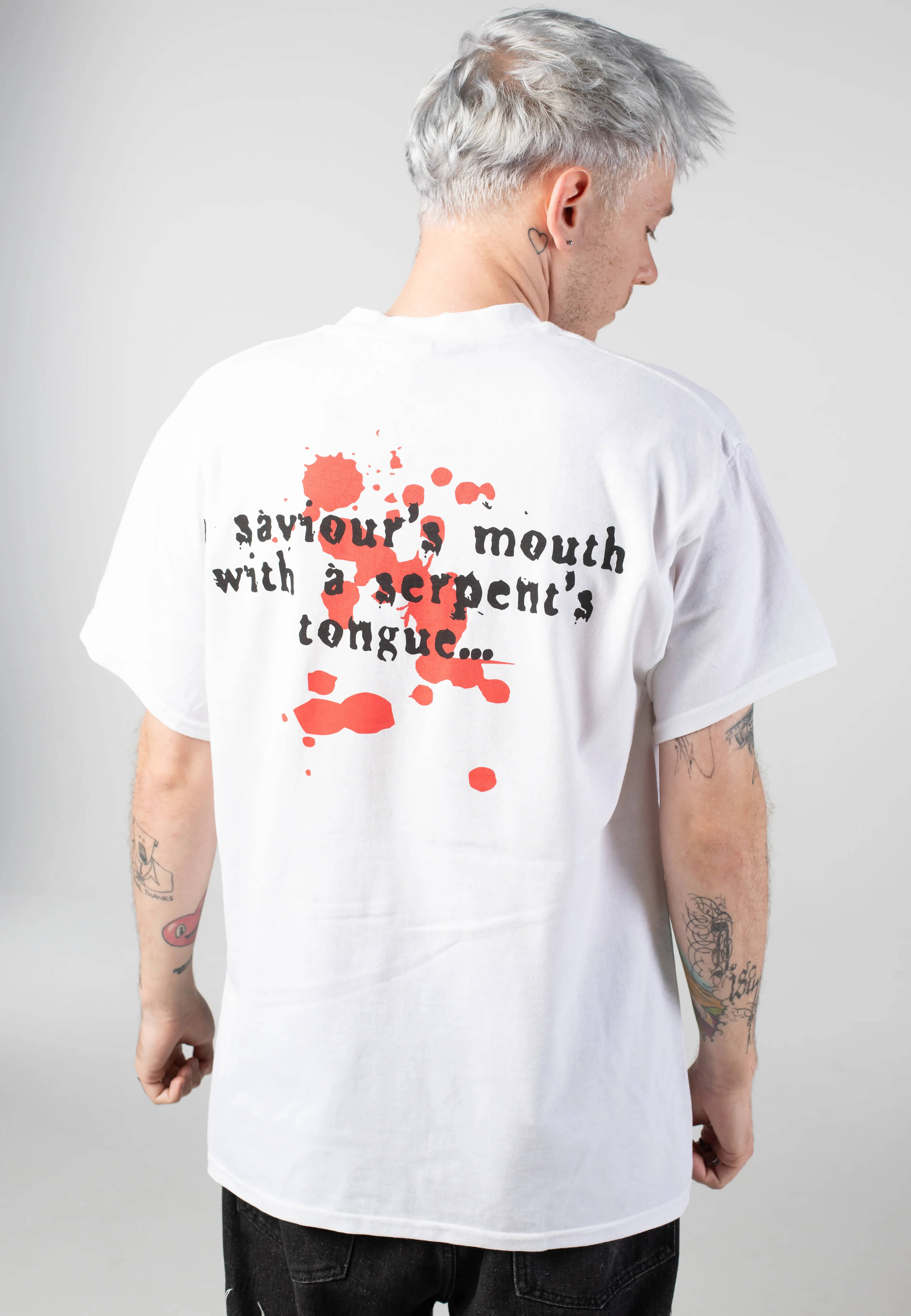 Razorblade White - T-Shirt - Image 4