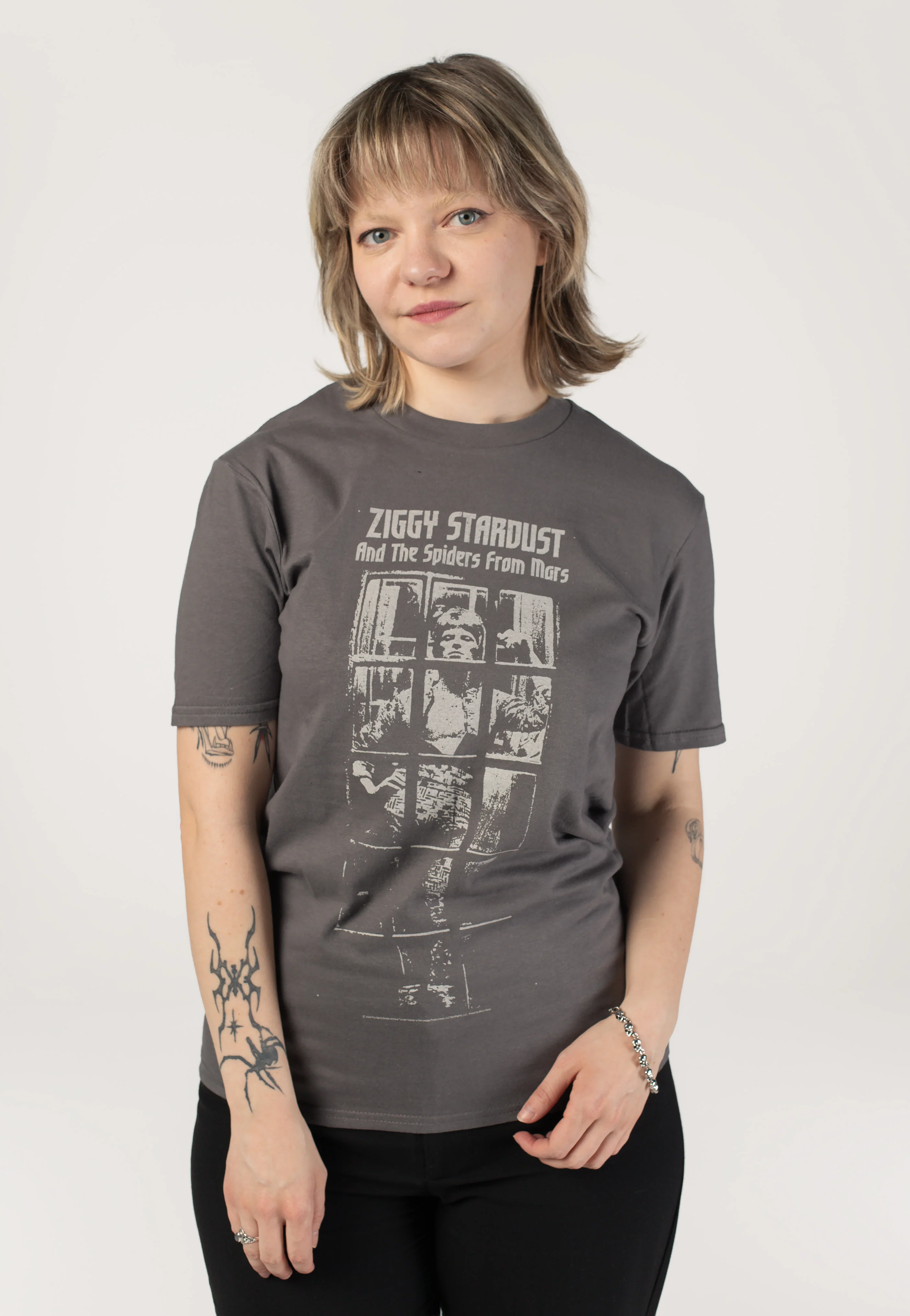 Ziggy Stardust Grey - T-Shirt - Image 5